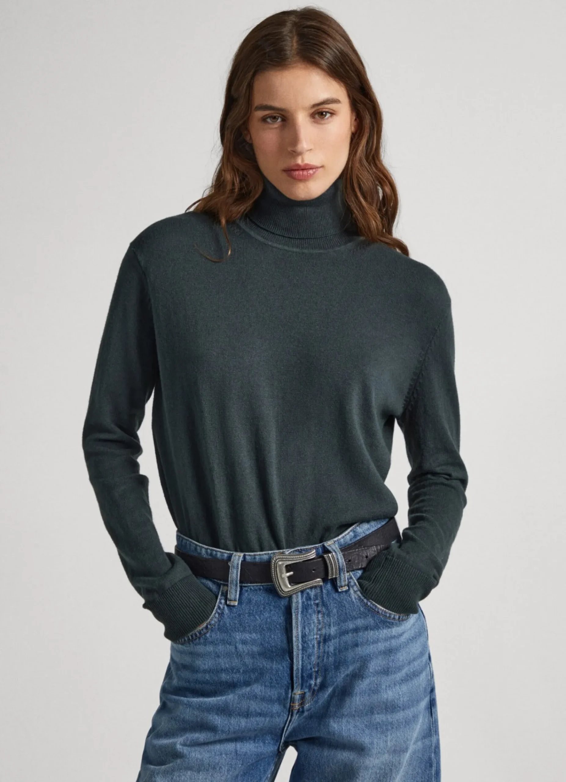 Mulher Pepe Jeans Malhas E Cardigans>Camisola Com Detalhes Abertos