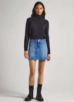 Mulher Pepe Jeans Malhas E Cardigans>Camisola Com Detalhes Abertos