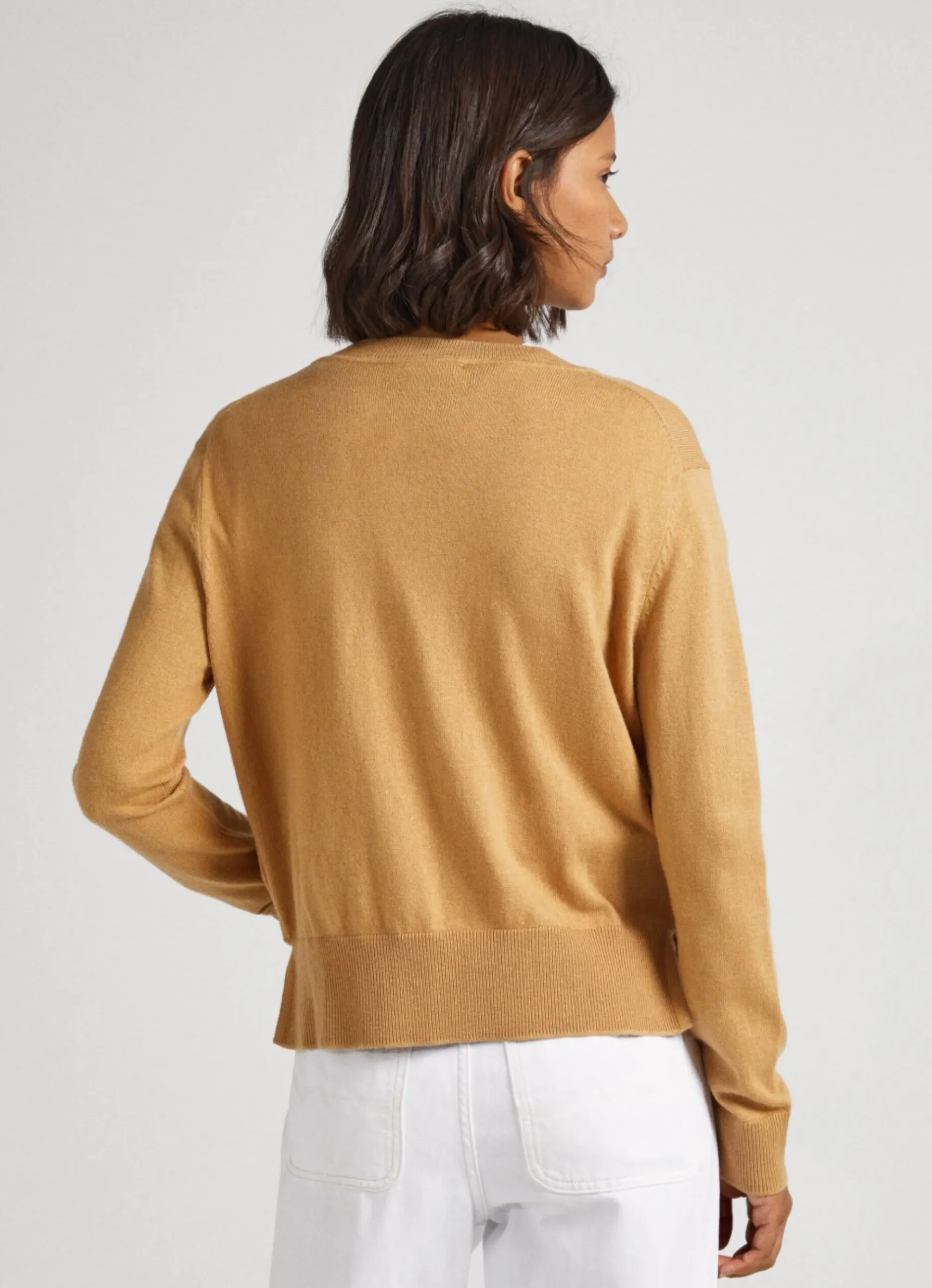 Mulher Pepe Jeans Malhas E Cardigans>Camisola Com Detalhes Abertos