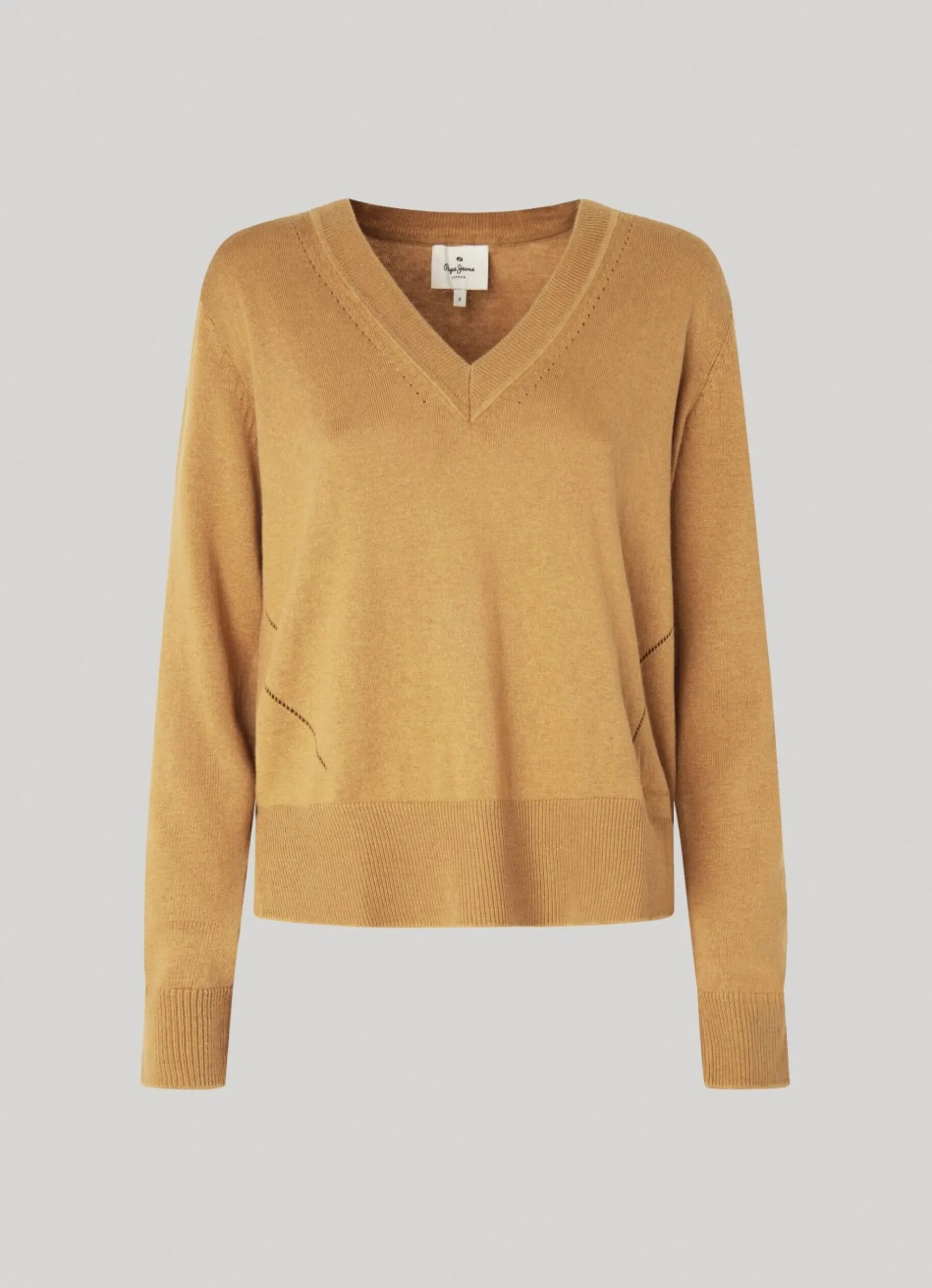 Mulher Pepe Jeans Malhas E Cardigans>Camisola Com Detalhes Abertos