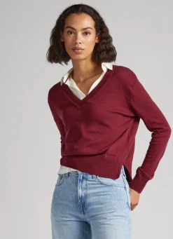 Mulher Pepe Jeans Malhas>Camisola Com Detalhes Abertos