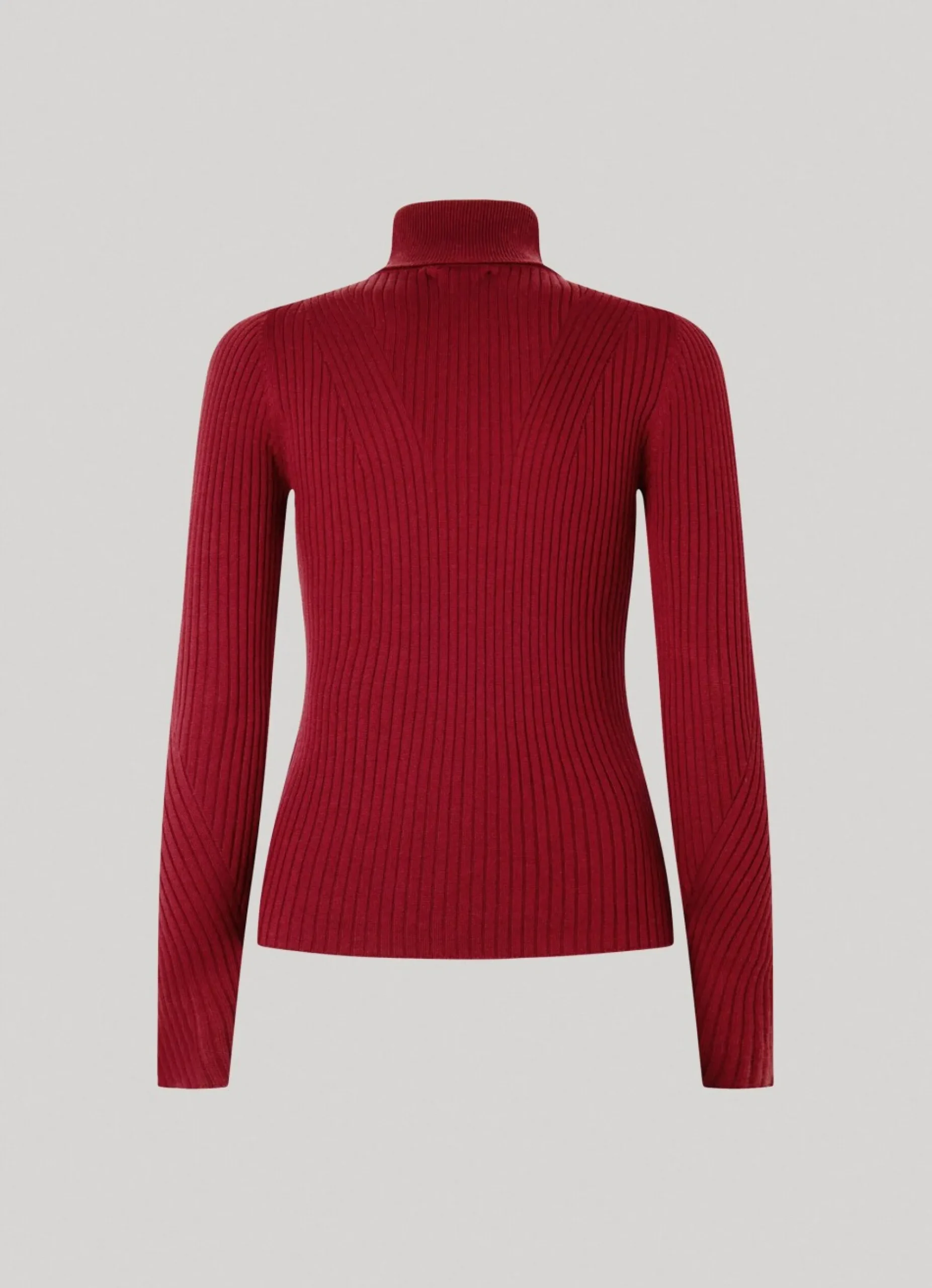 Mulher Pepe Jeans Malhas>Camisola De Gola Alta Canelada