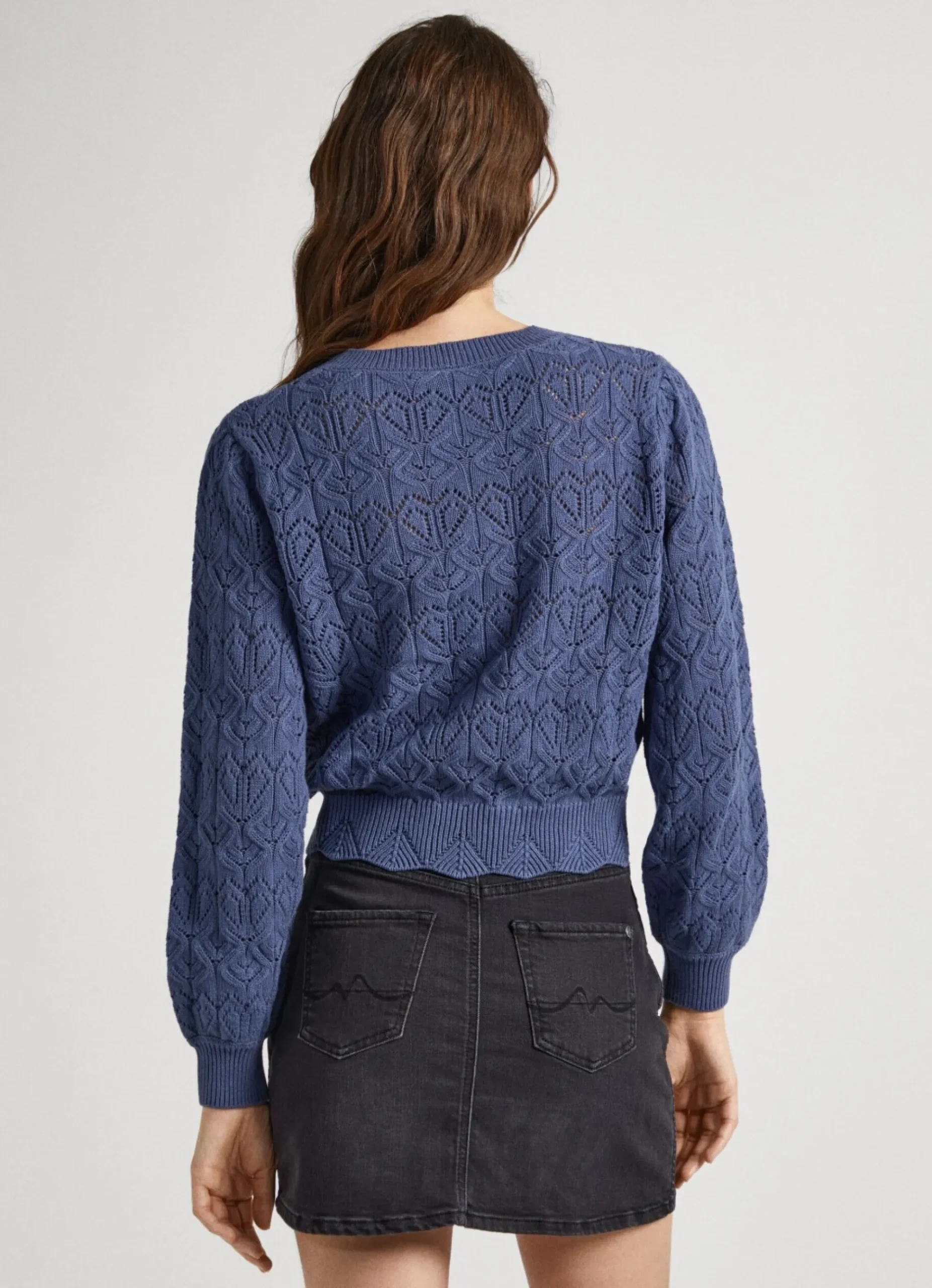 Mulher Pepe Jeans Malhas E Cardigans>Camisola De Malha Com Coracoes