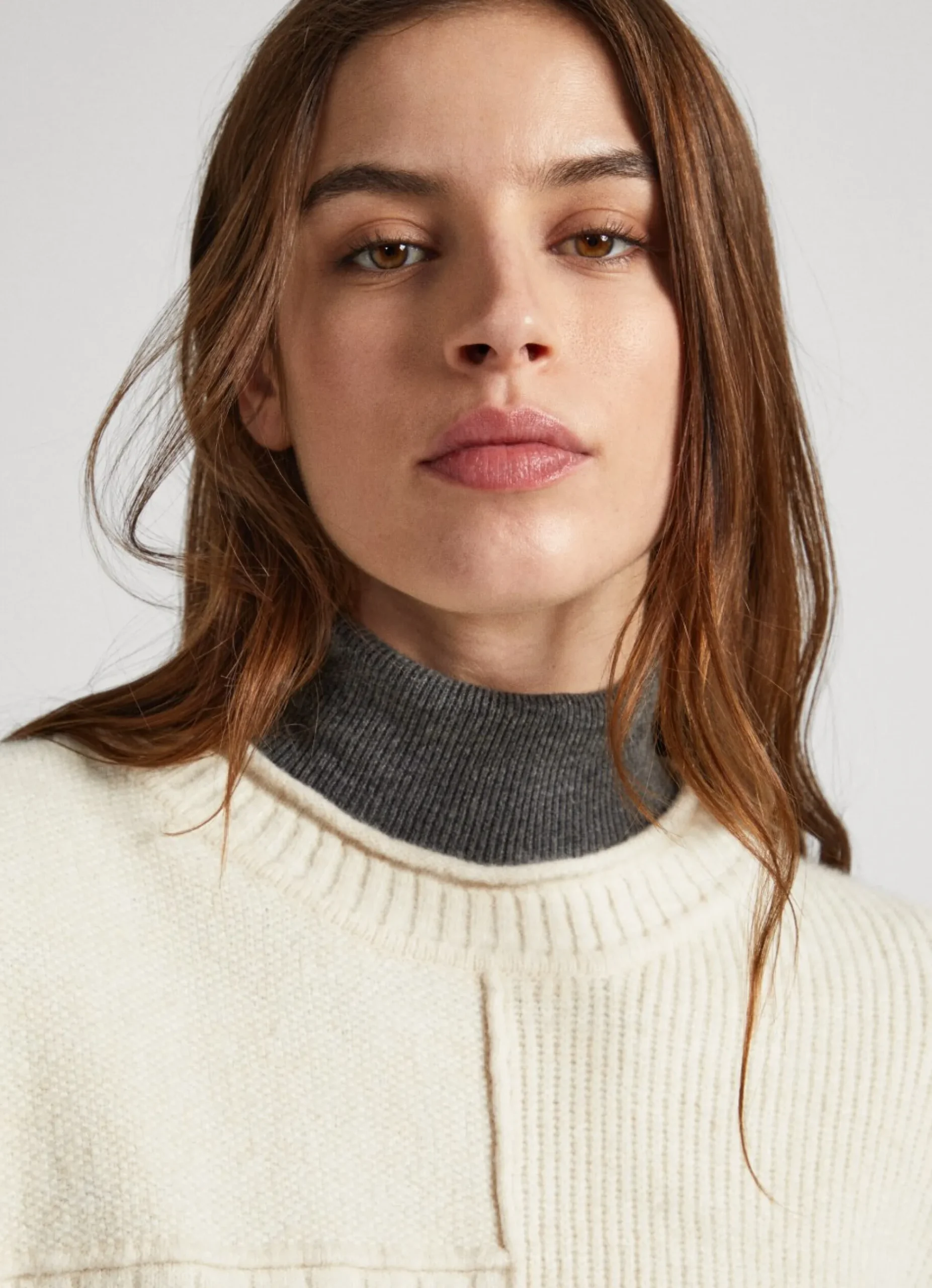 Mulher Pepe Jeans Malhas E Cardigans>Camisola De Patchwork