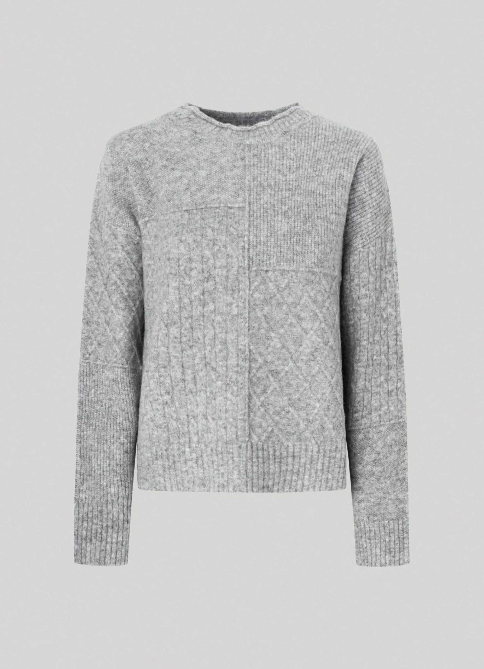 Mulher Pepe Jeans Malhas E Cardigans>Camisola De Patchwork
