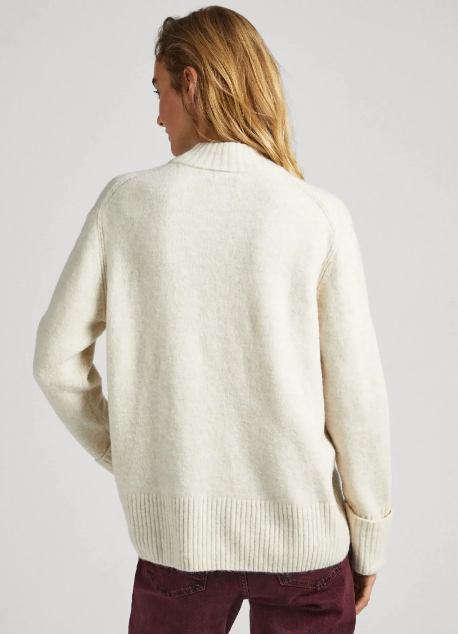 Mulher Pepe Jeans Malhas E Cardigans>Camisola Decote Perkins