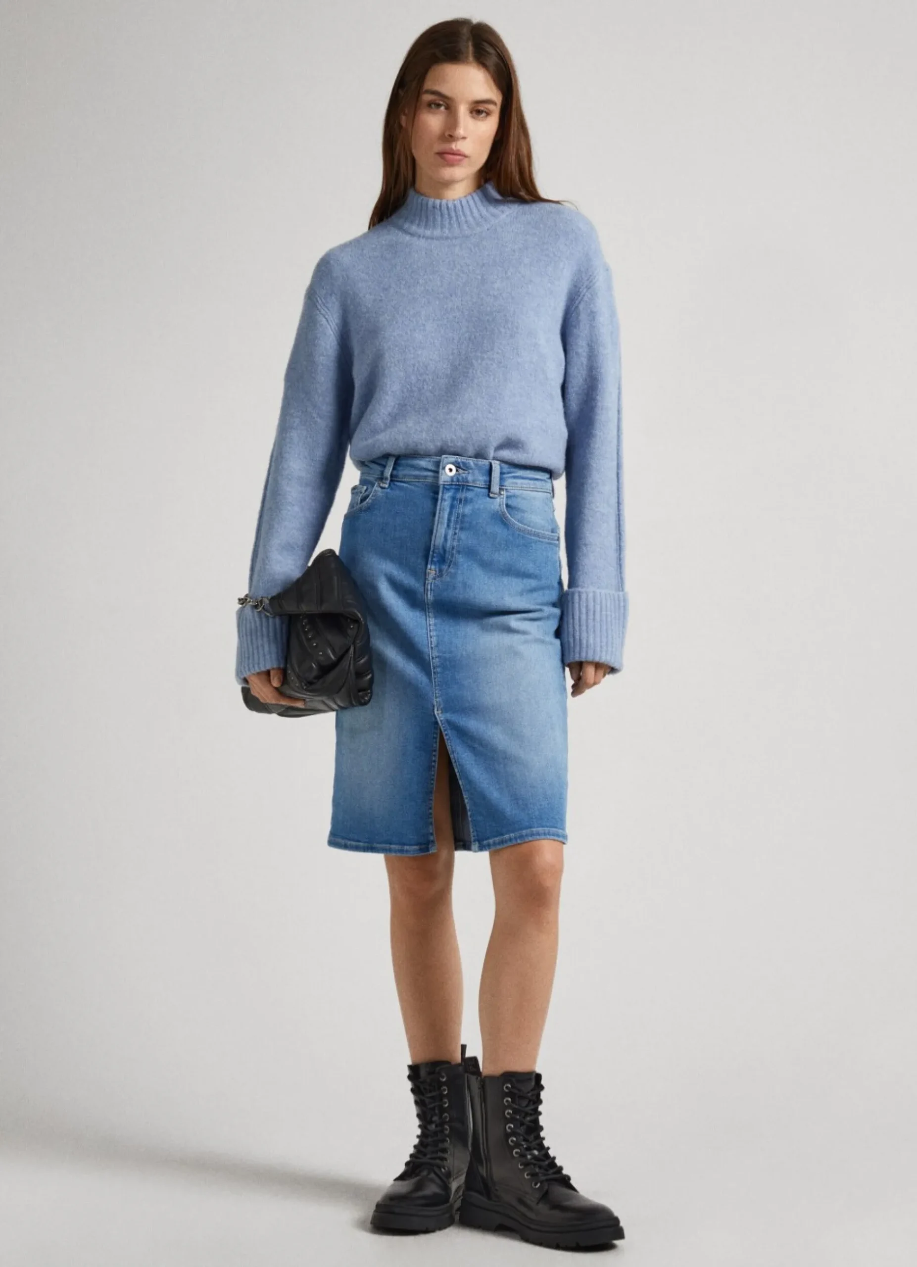 Mulher Pepe Jeans Malhas E Cardigans>Camisola Decote Perkins