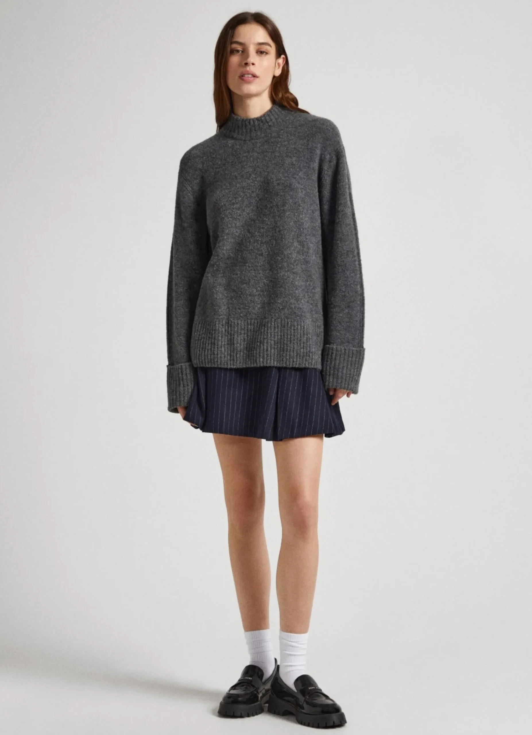 Mulher Pepe Jeans Malhas E Cardigans>Camisola Decote Perkins