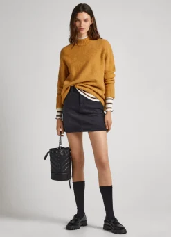 Mulher Pepe Jeans Malhas E Cardigans>Camisola Decote Perkins