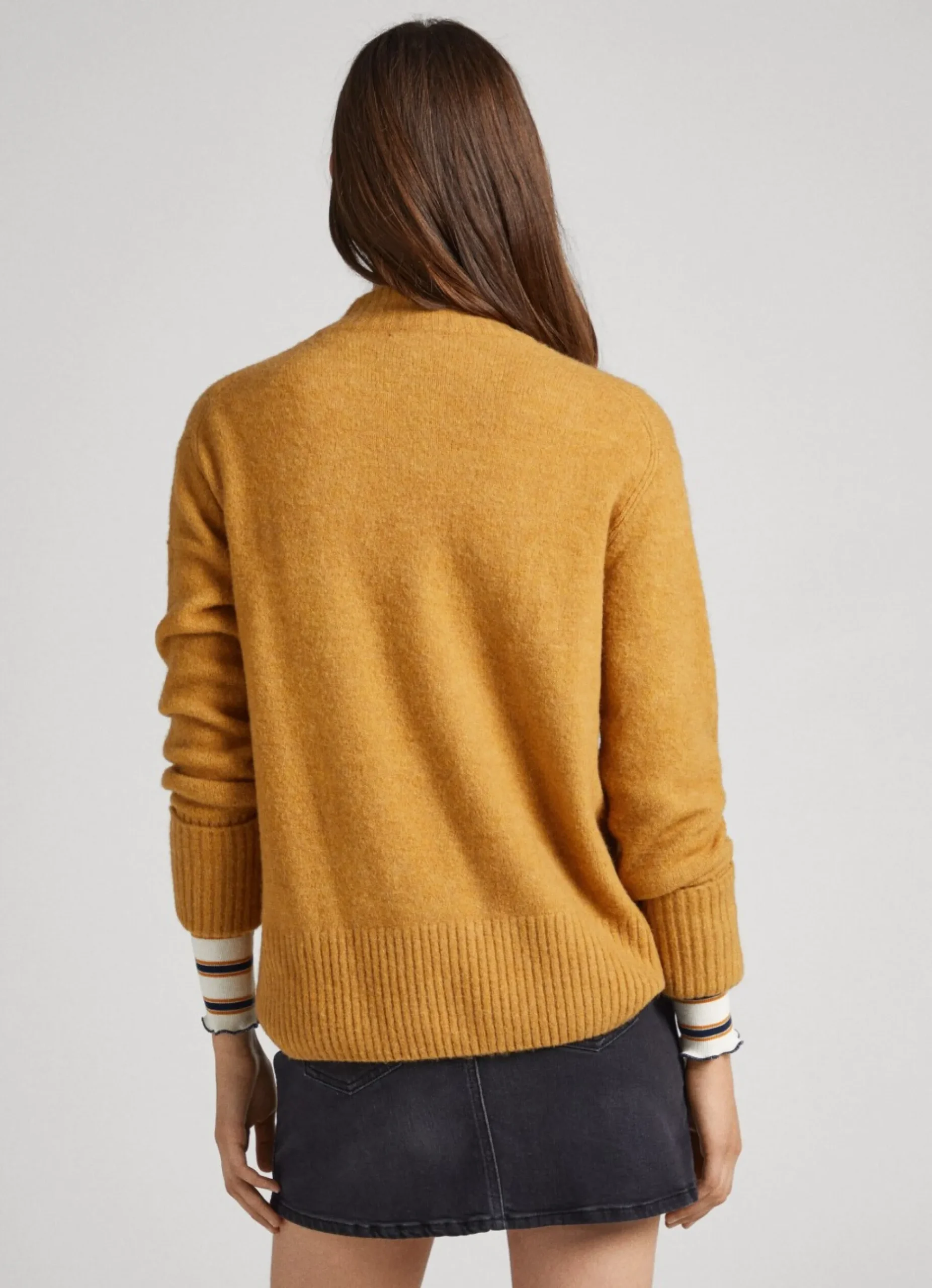 Mulher Pepe Jeans Malhas E Cardigans>Camisola Decote Perkins