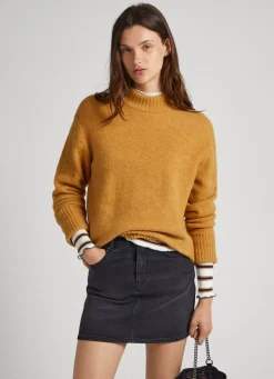 Mulher Pepe Jeans Malhas>Camisola Decote Perkins
