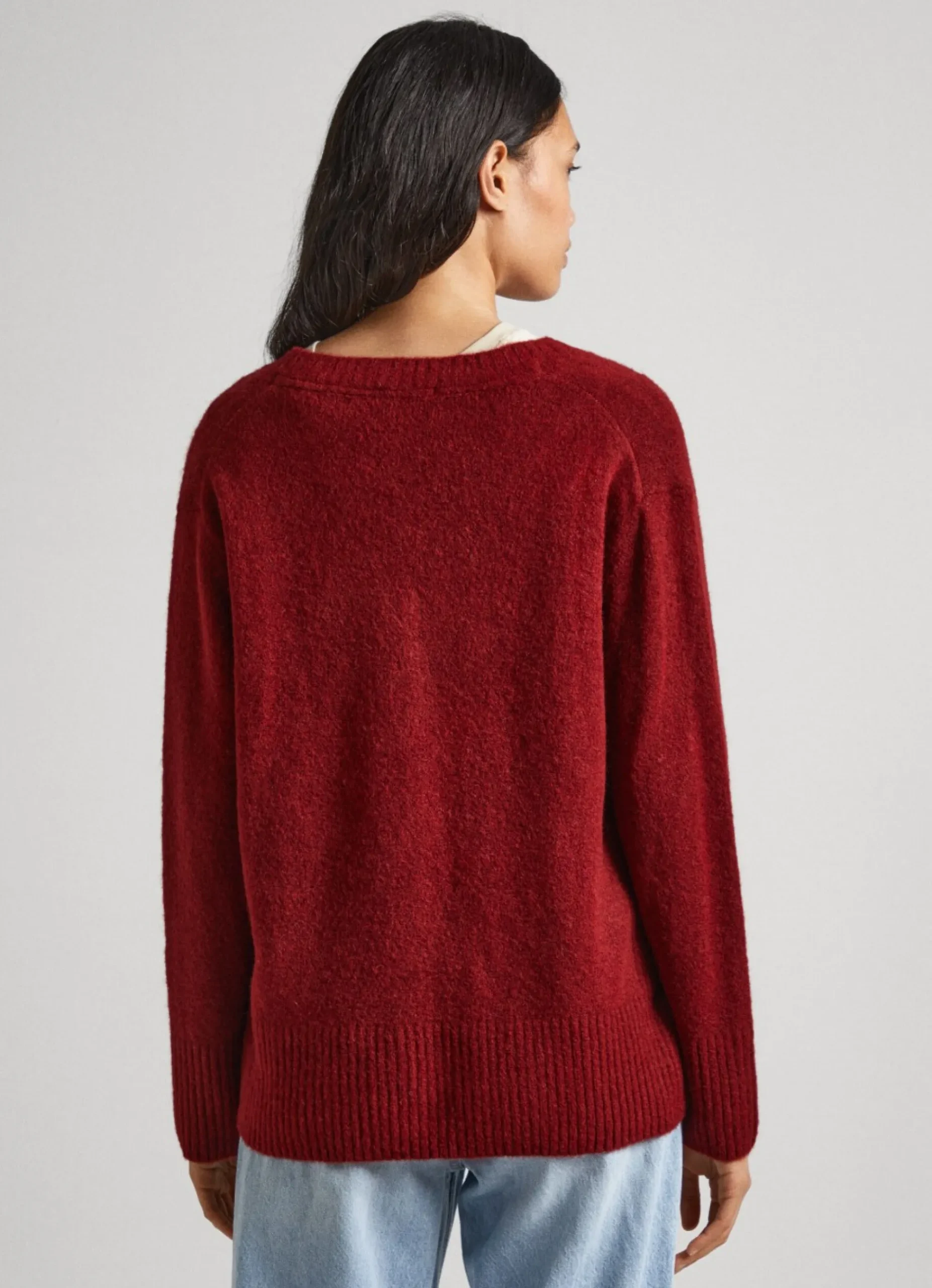 Mulher Pepe Jeans Malhas E Cardigans>Camisola Decote V