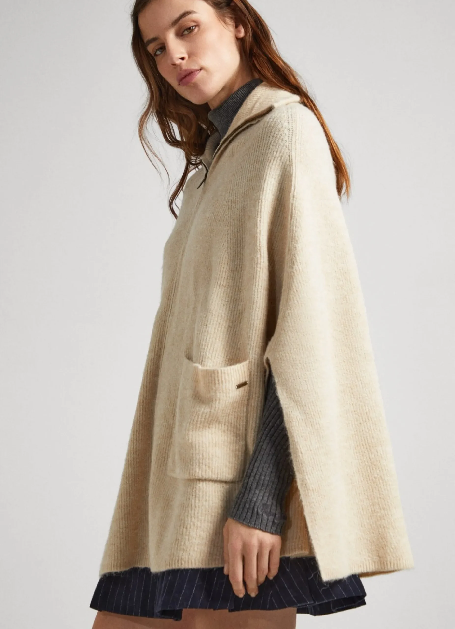Mulher Pepe Jeans Malhas>Camisola Estilo Capa Canelada