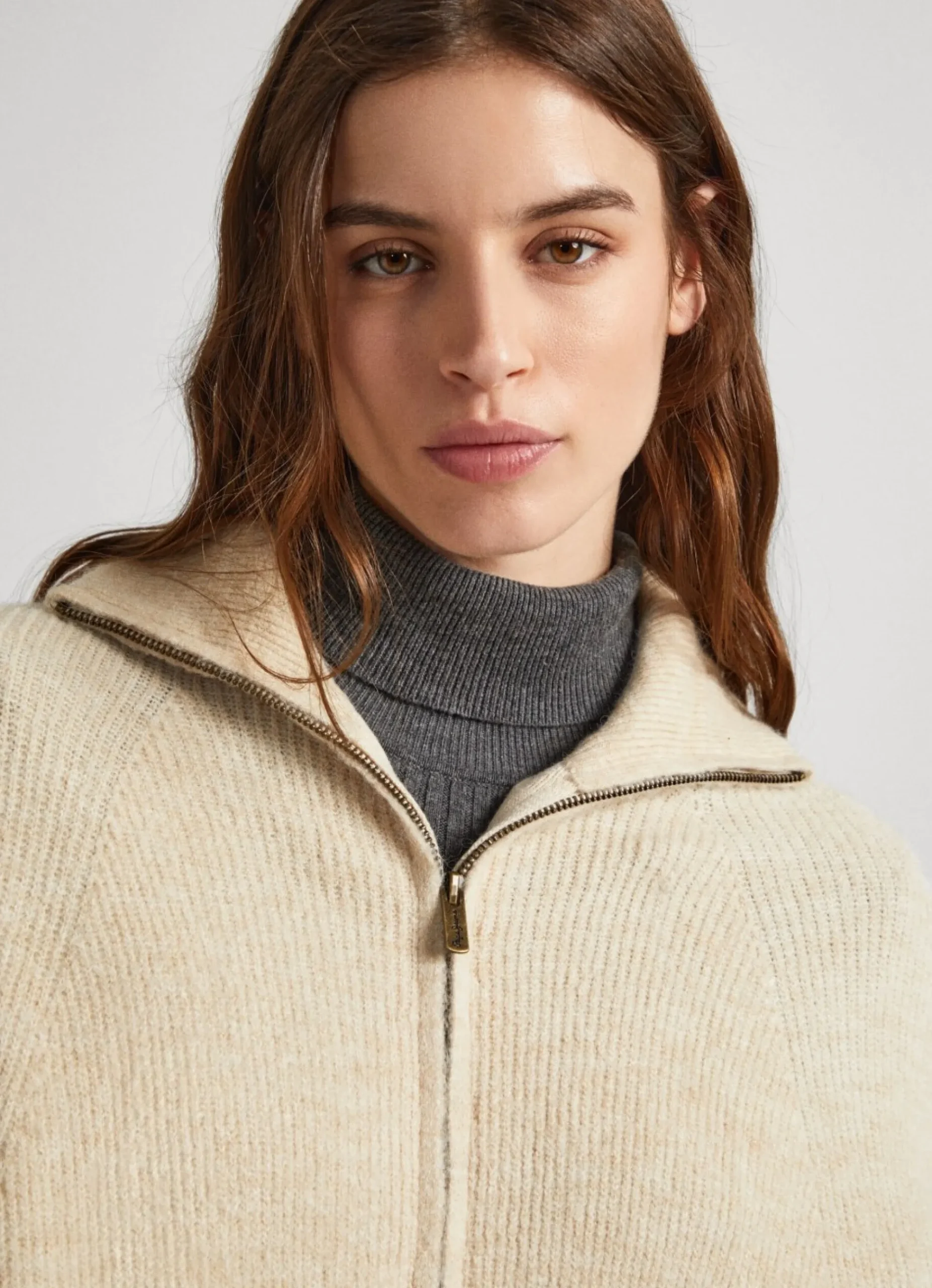 Mulher Pepe Jeans Malhas>Camisola Estilo Capa Canelada