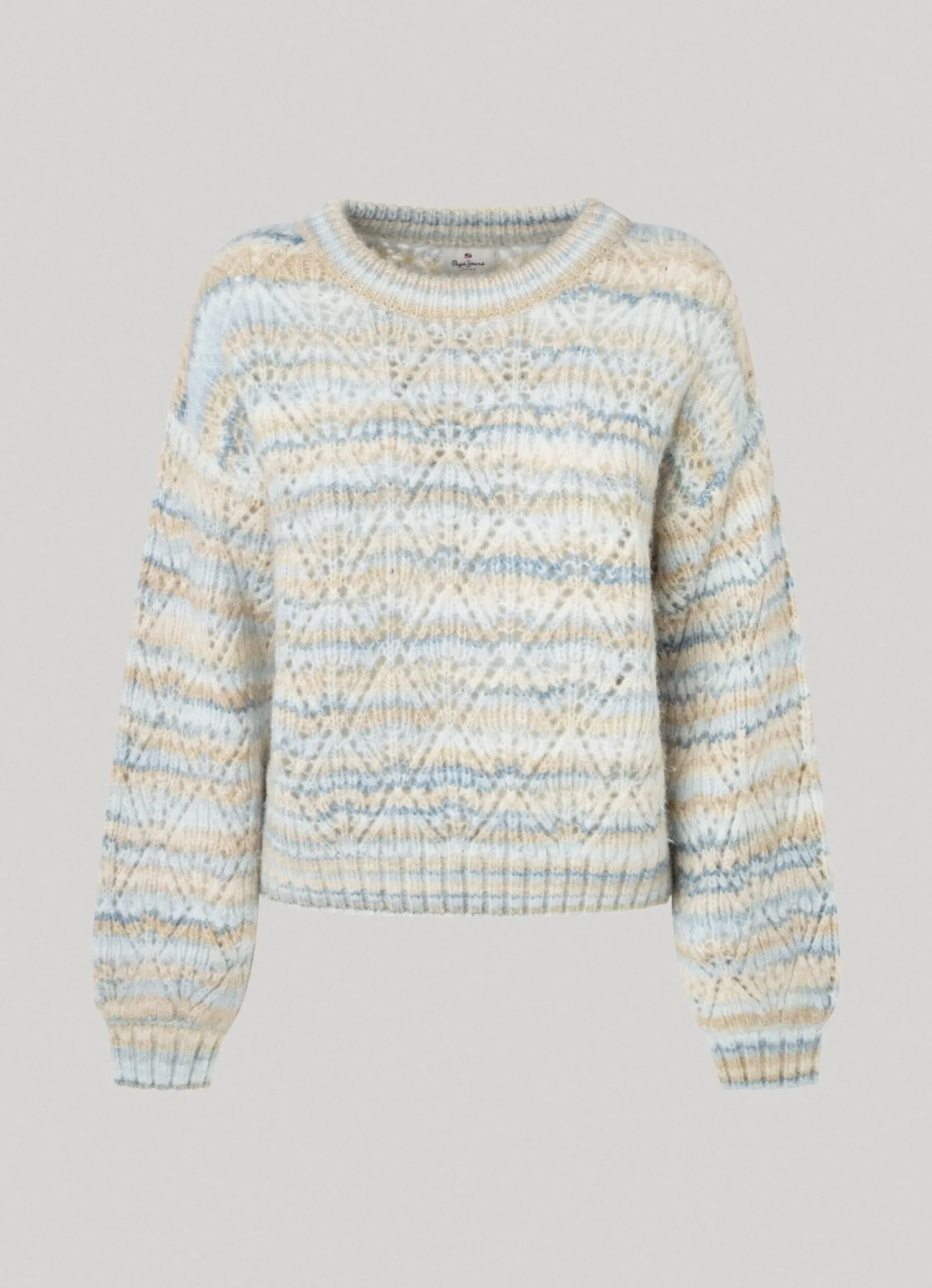Mulher Pepe Jeans Malhas E Cardigans>Camisola Gola Perkins As Riscas