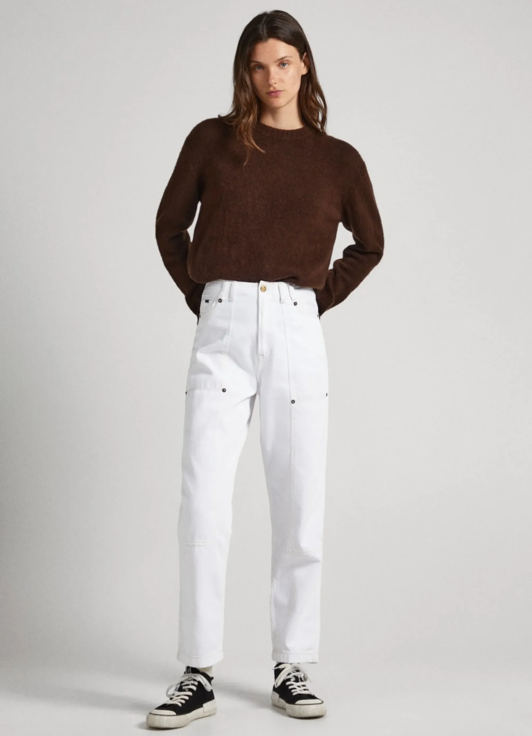 Mulher Pepe Jeans Malhas E Cardigans>Camisola Gola Redonda