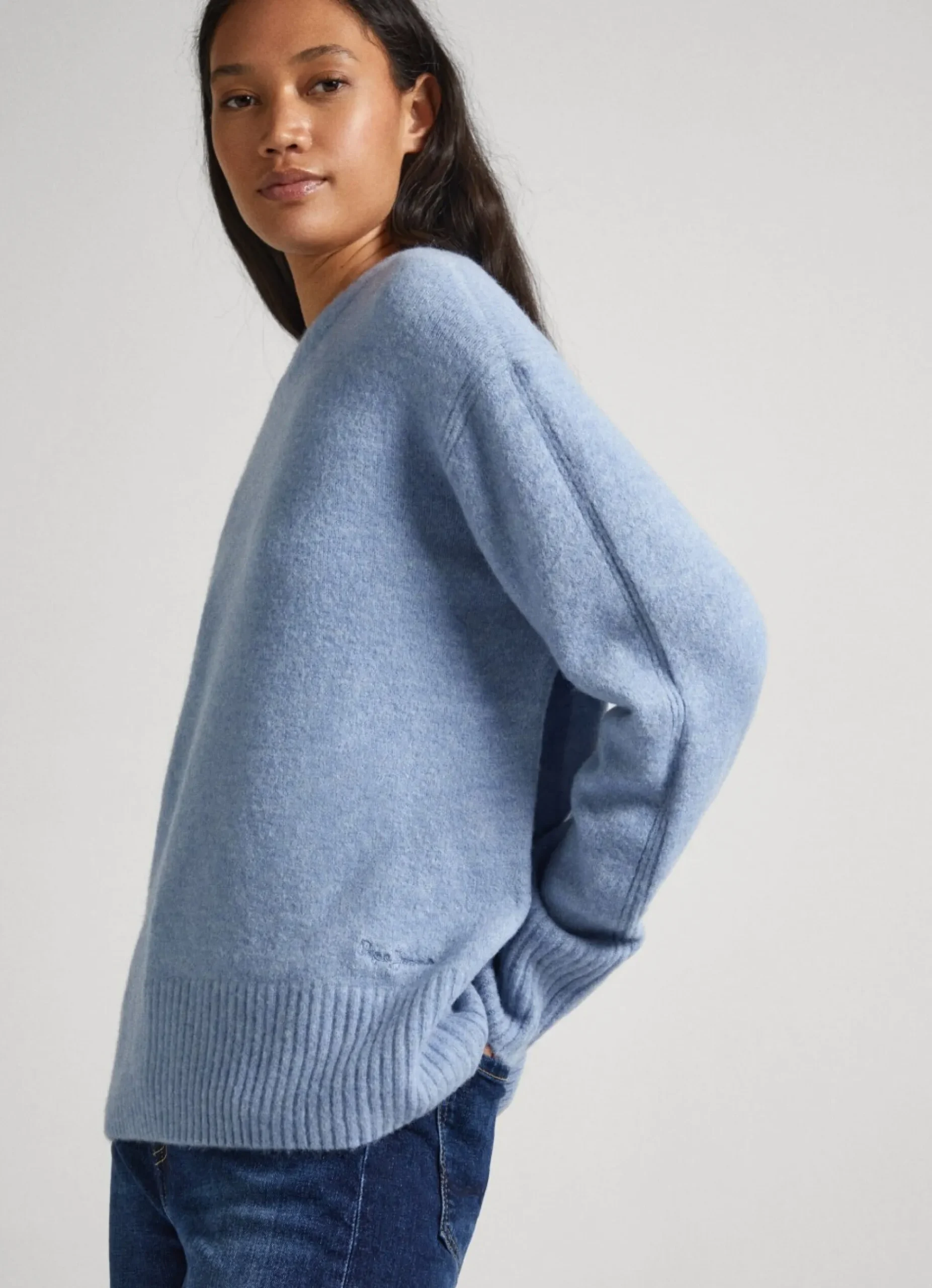 Mulher Pepe Jeans Malhas>Camisola Gola Redonda