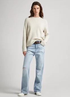 Mulher Pepe Jeans Malhas>Camisola Gola Redonda