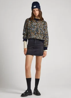 Mulher Pepe Jeans Malhas E Cardigans>Camisola Jacquard Floral