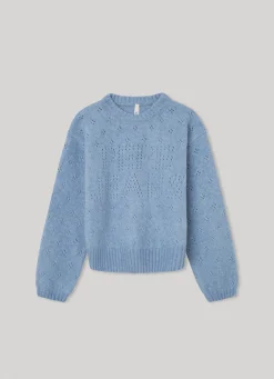 Rapariga Pepe Jeans Sweatshirts E Malhas>Camisola Logo Aberto