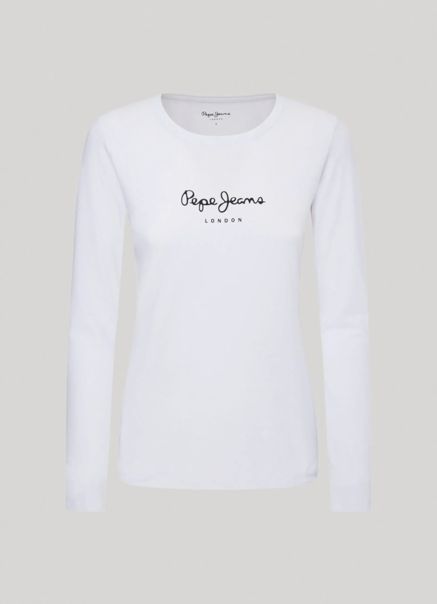 Mulher Pepe Jeans T-Shirts>Camisola Manga Comprida De Algodao