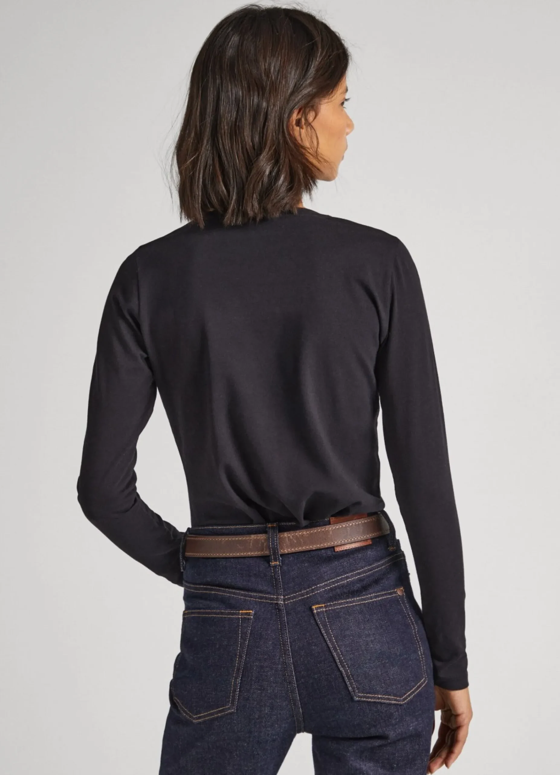 Mulher Pepe Jeans T-Shirts>Camisola Manga Comprida De Algodao