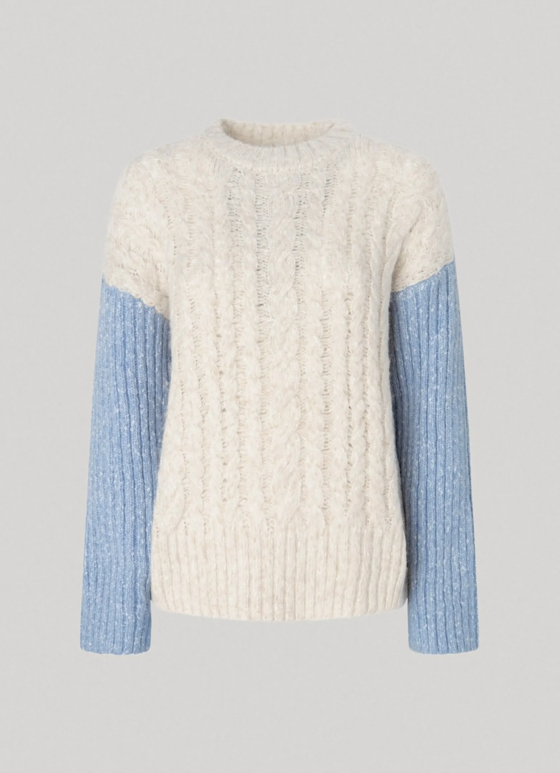 Mulher Pepe Jeans Malhas E Cardigans>Camisola Mangas Contrastantes