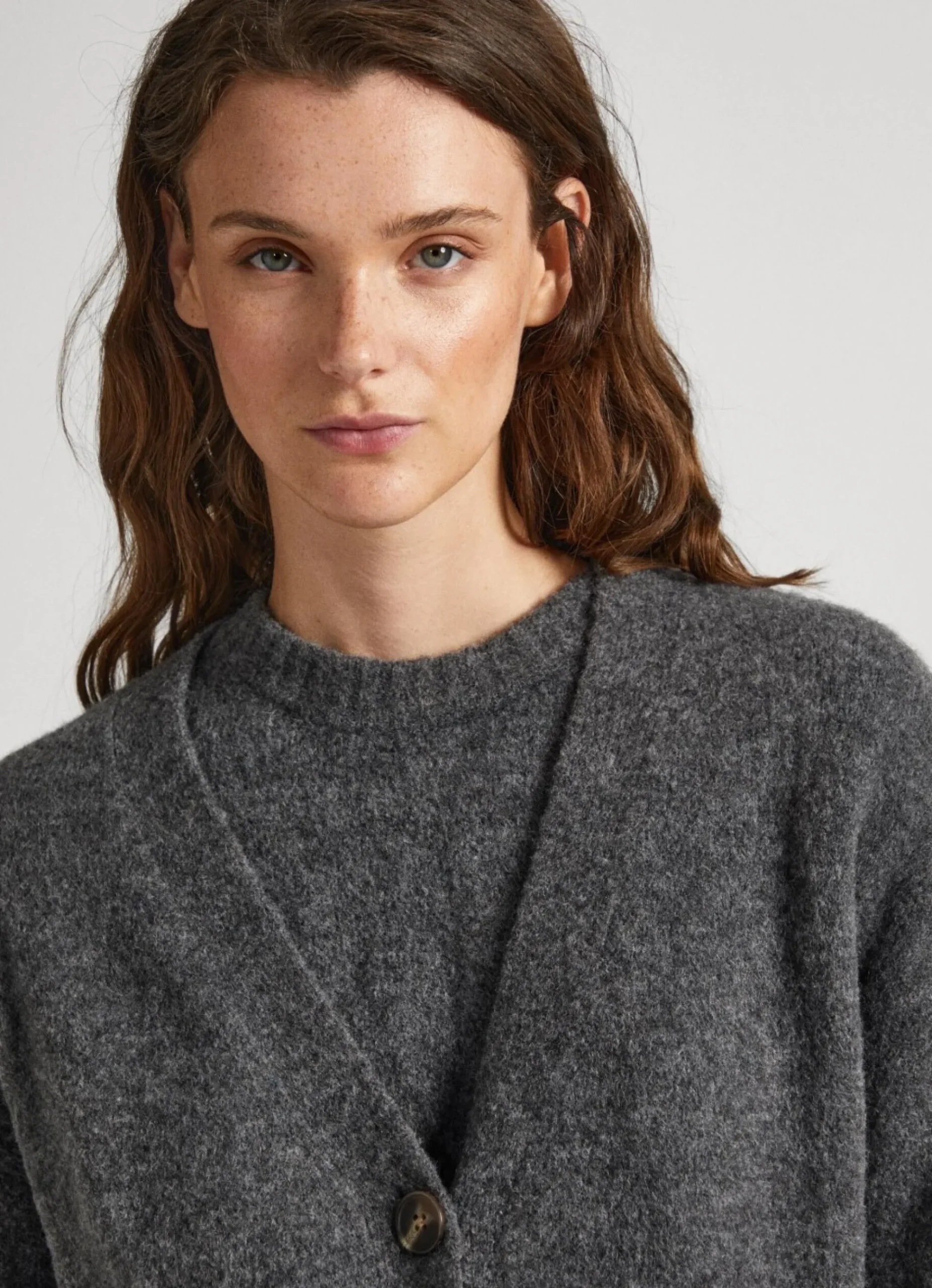 Mulher Pepe Jeans Malhas>Cardigan Com Botoes