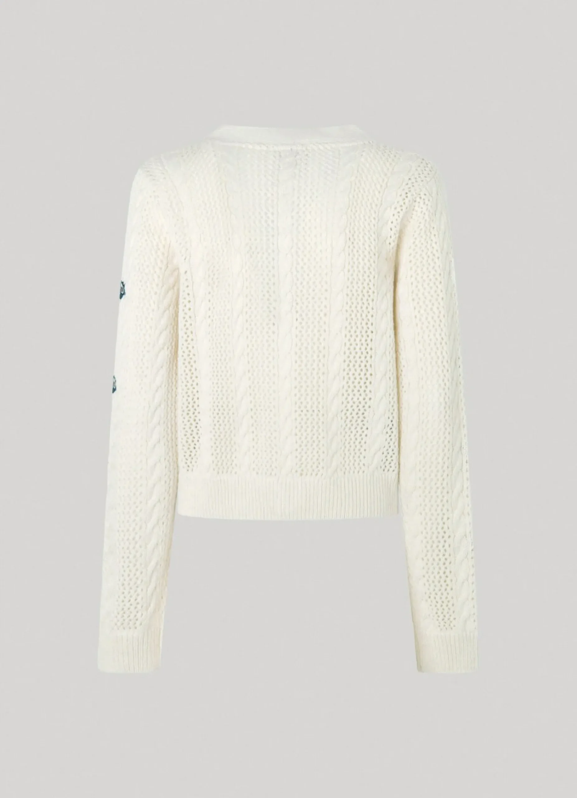 Mulher Pepe Jeans Malhas>Cardigan Com Detalhes Abertos