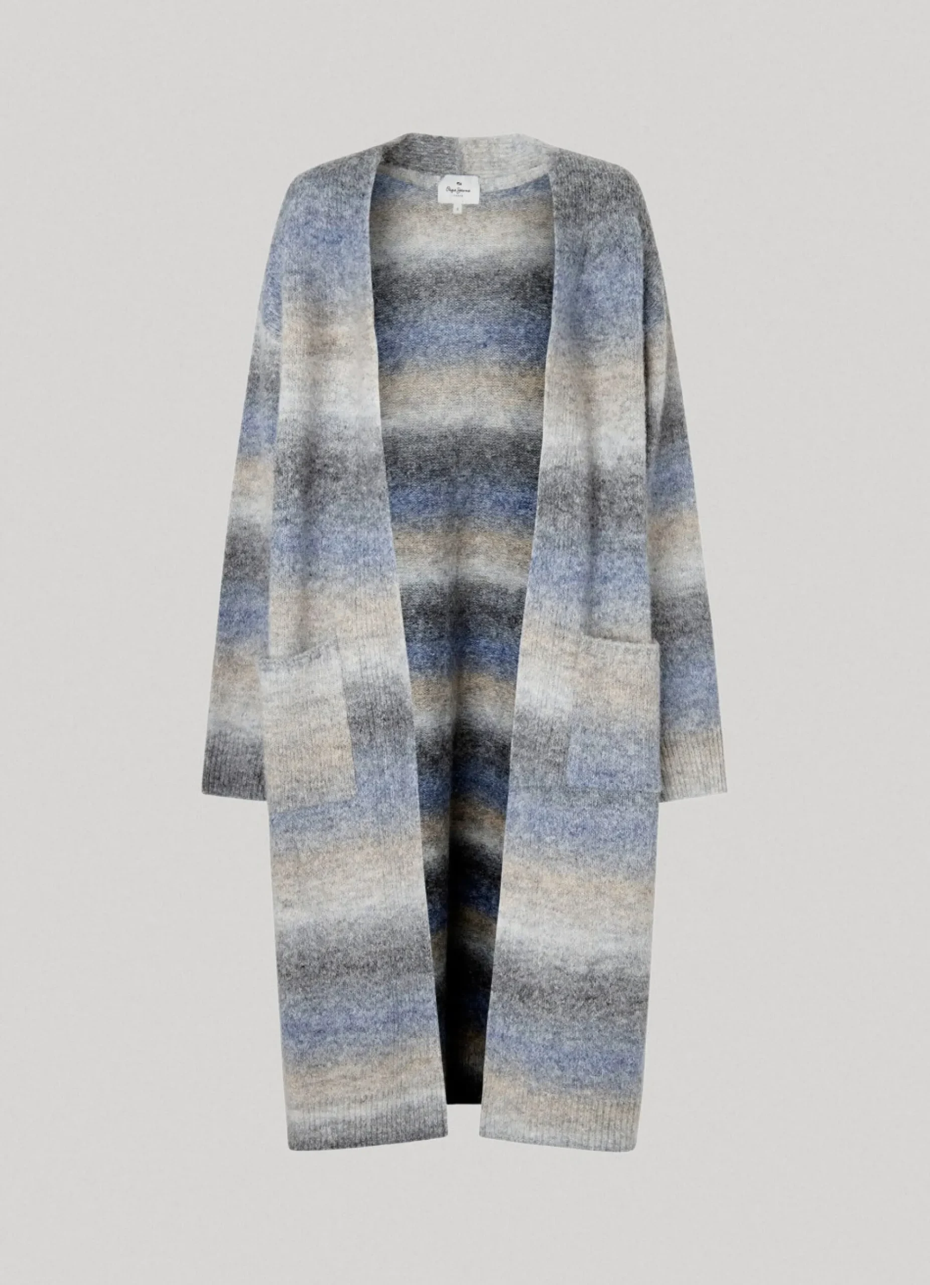 Mulher Pepe Jeans Malhas E Cardigans>Cardigan Melange As Riscas