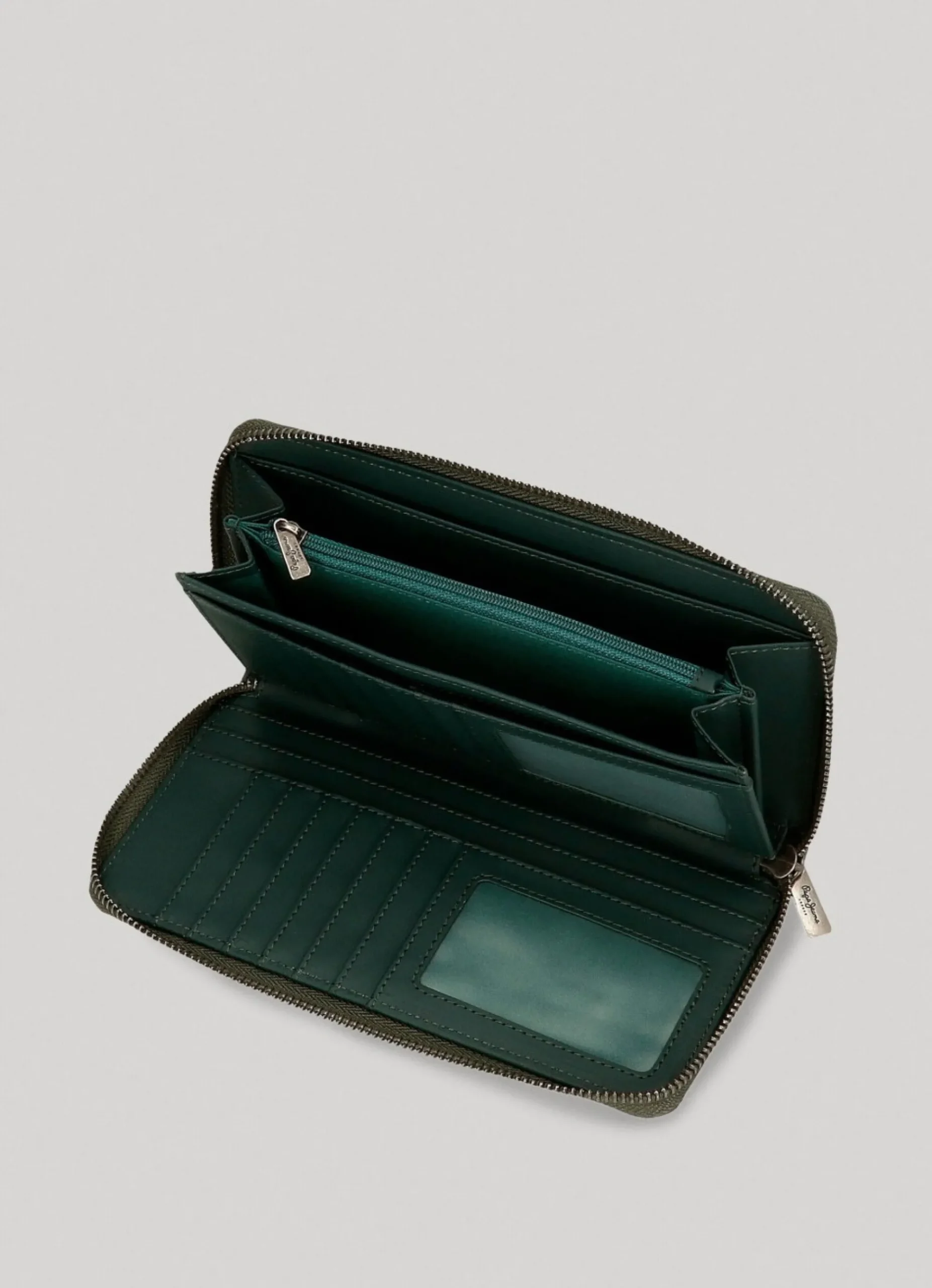 Mulher Pepe Jeans Bolsas E Mochilas>Carteira De Couro Com Fecho