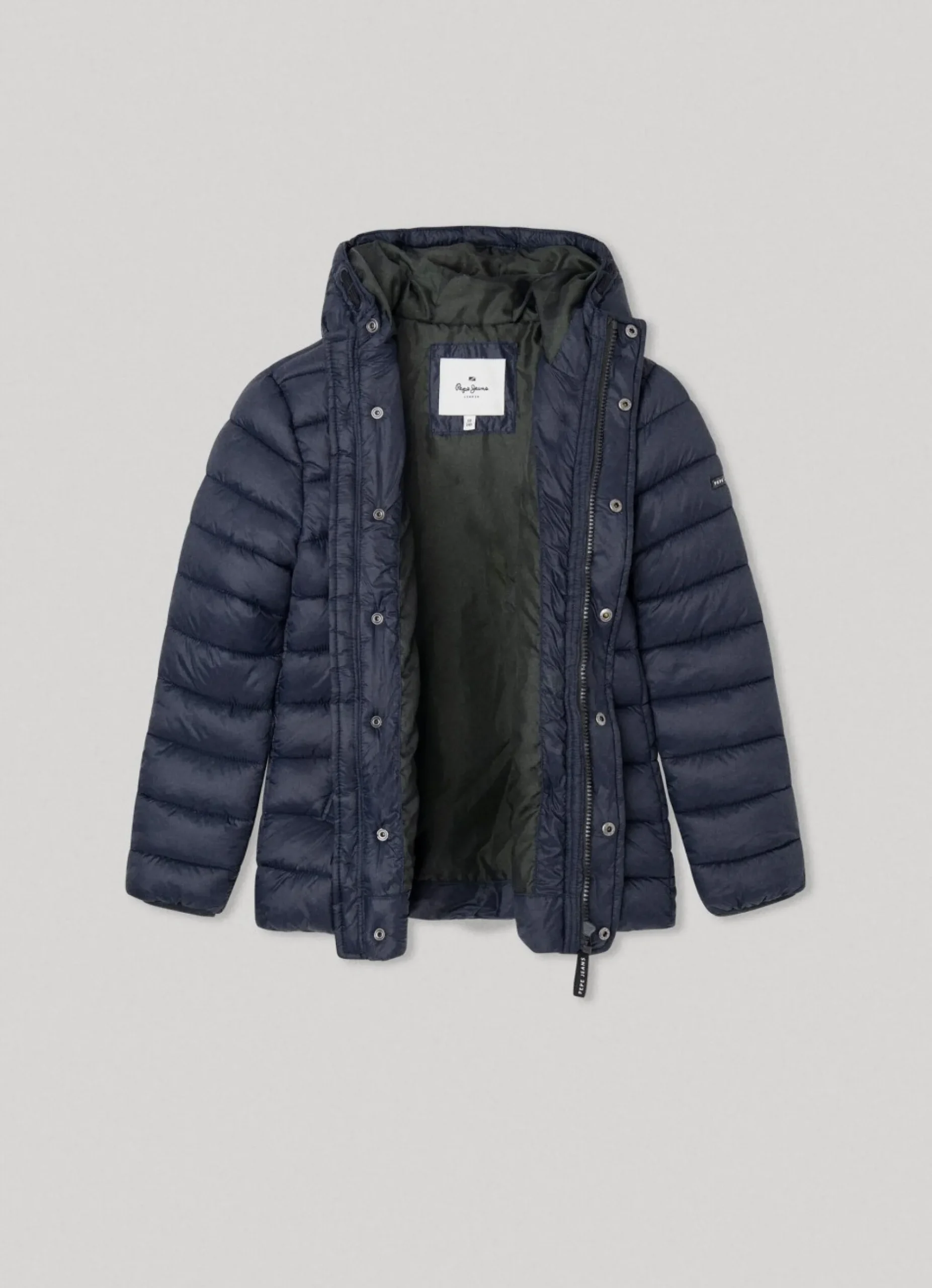 Rapaz Pepe Jeans Casaco E Jaquetas>Casaco Acolchoado Com Capuz