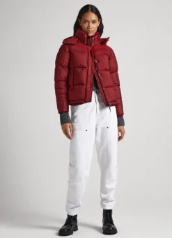 Mulher Pepe Jeans Casaco E Jaquetas>Casaco Acolchoado Com Capuz