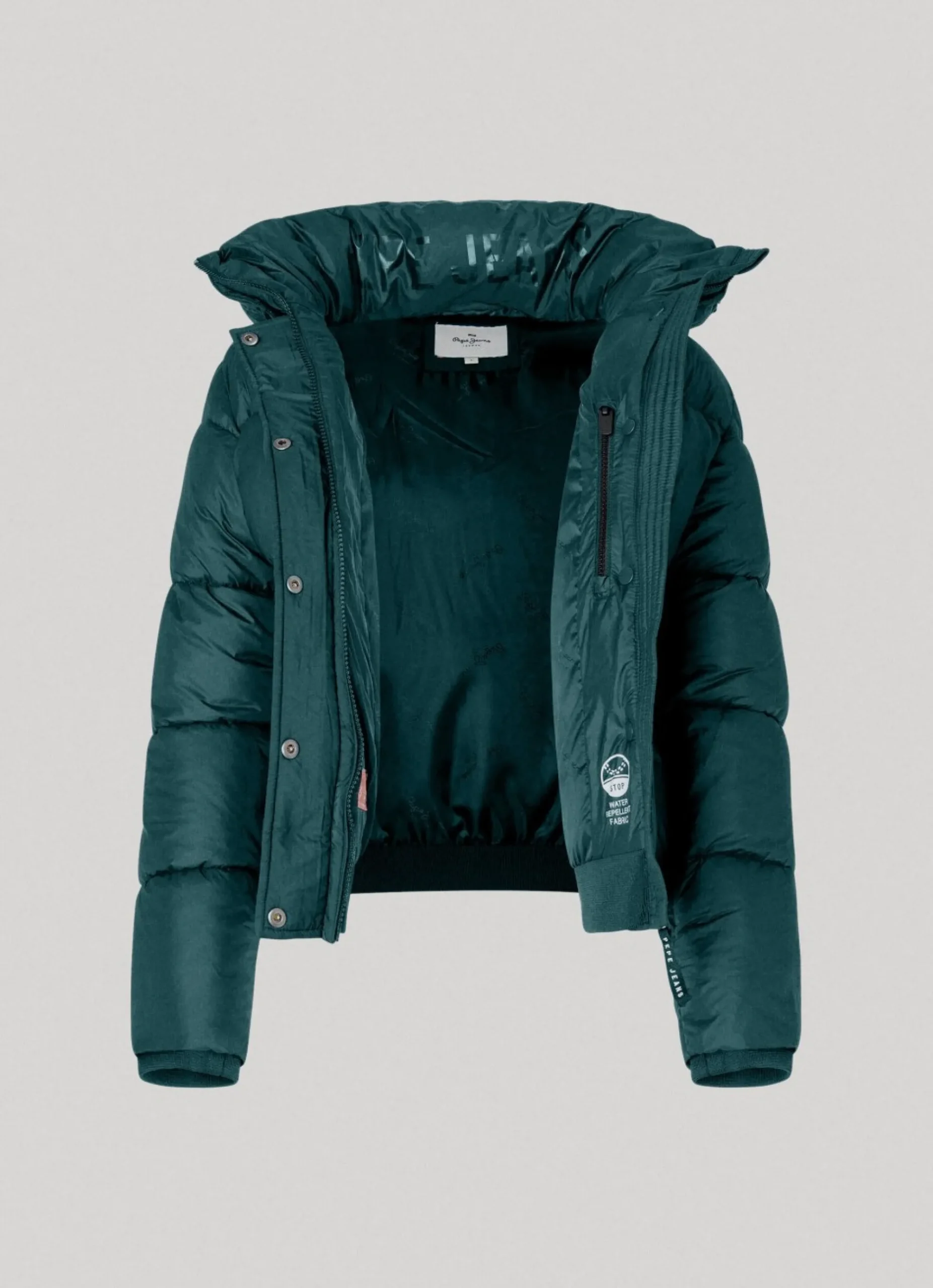 Mulher Pepe Jeans Casaco E Jaquetas>Casaco Acolchoado Com Capuz