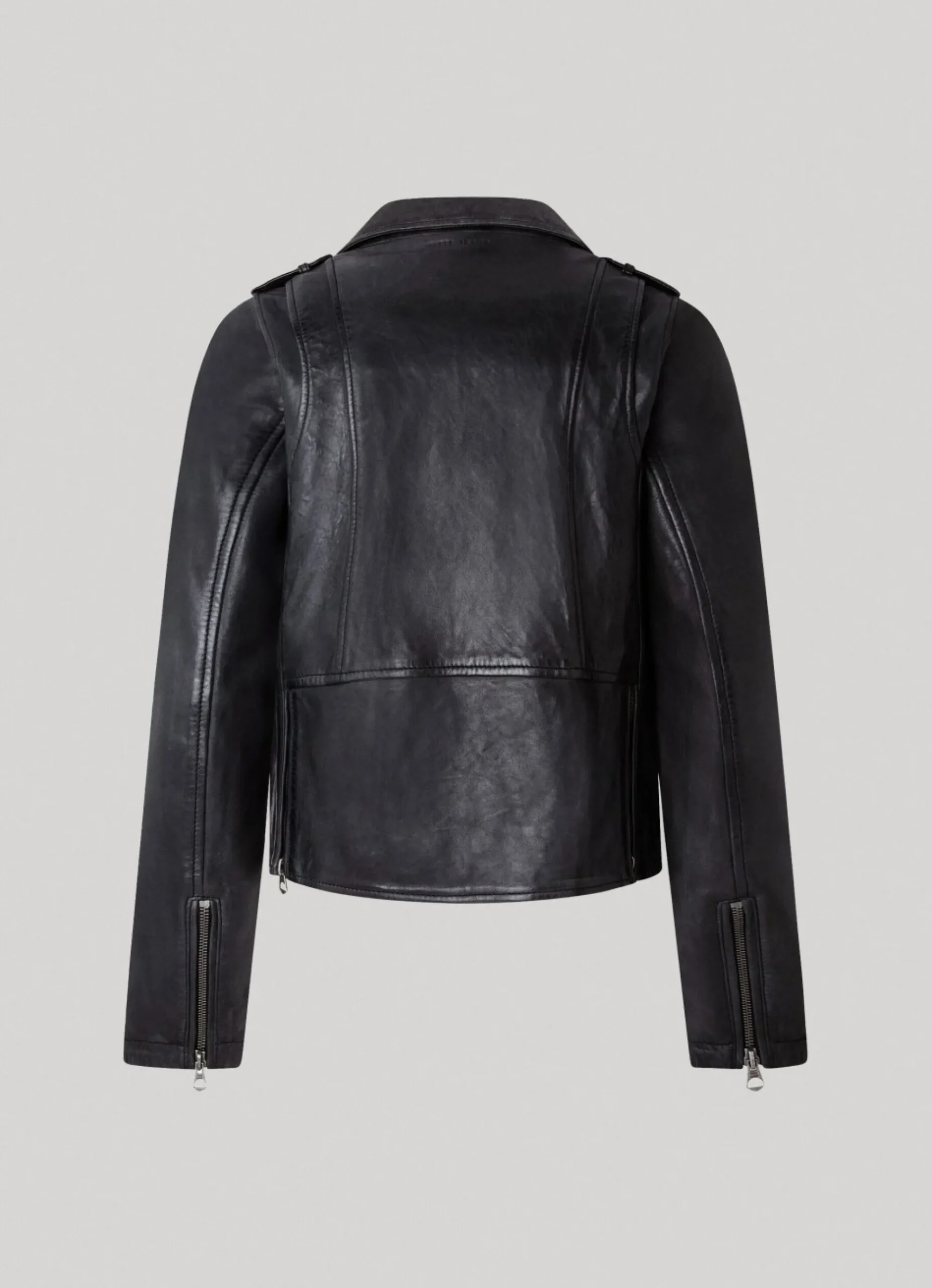 Mulher Pepe Jeans Casaco E Jaquetas>Casaco Biker De Couro