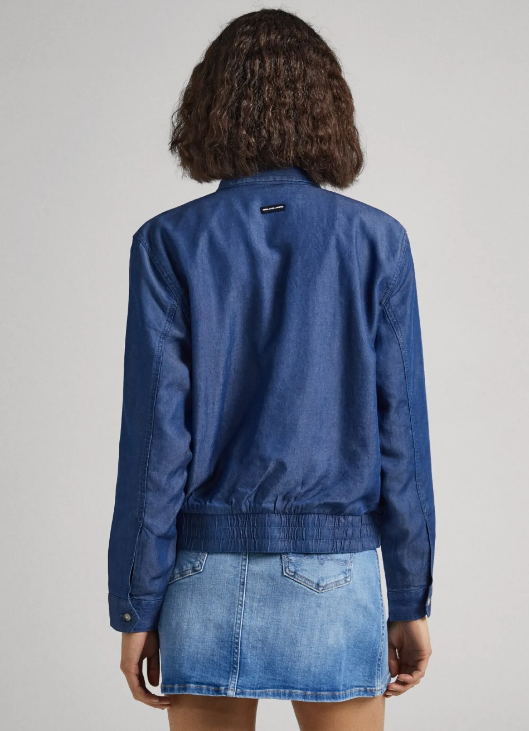 Mulher Pepe Jeans Casaco E Jaquetas>Casaco Bomber Chambray