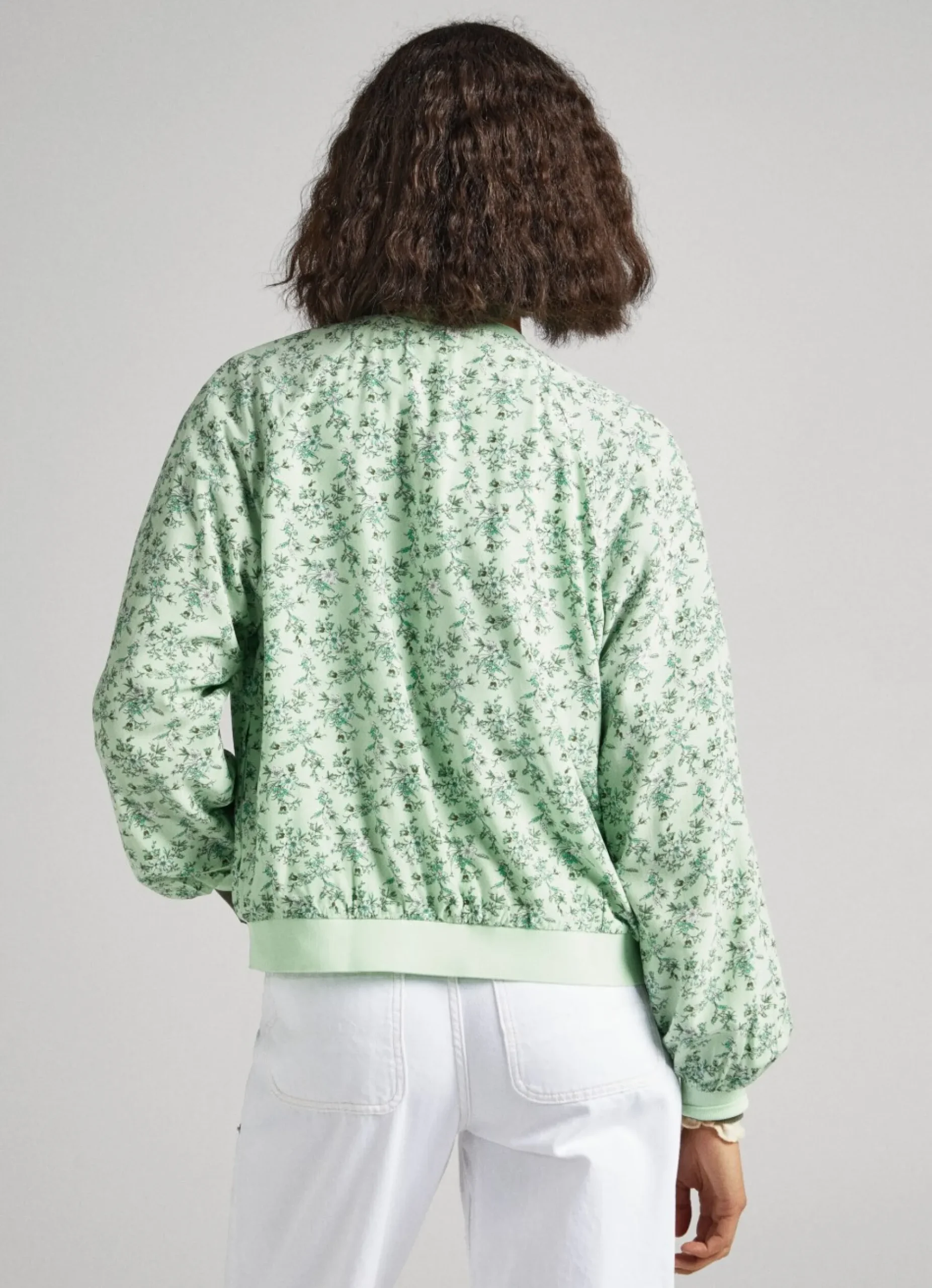 Mulher Pepe Jeans Casaco E Jaquetas>Casaco Bomber Com Padrao Floral
