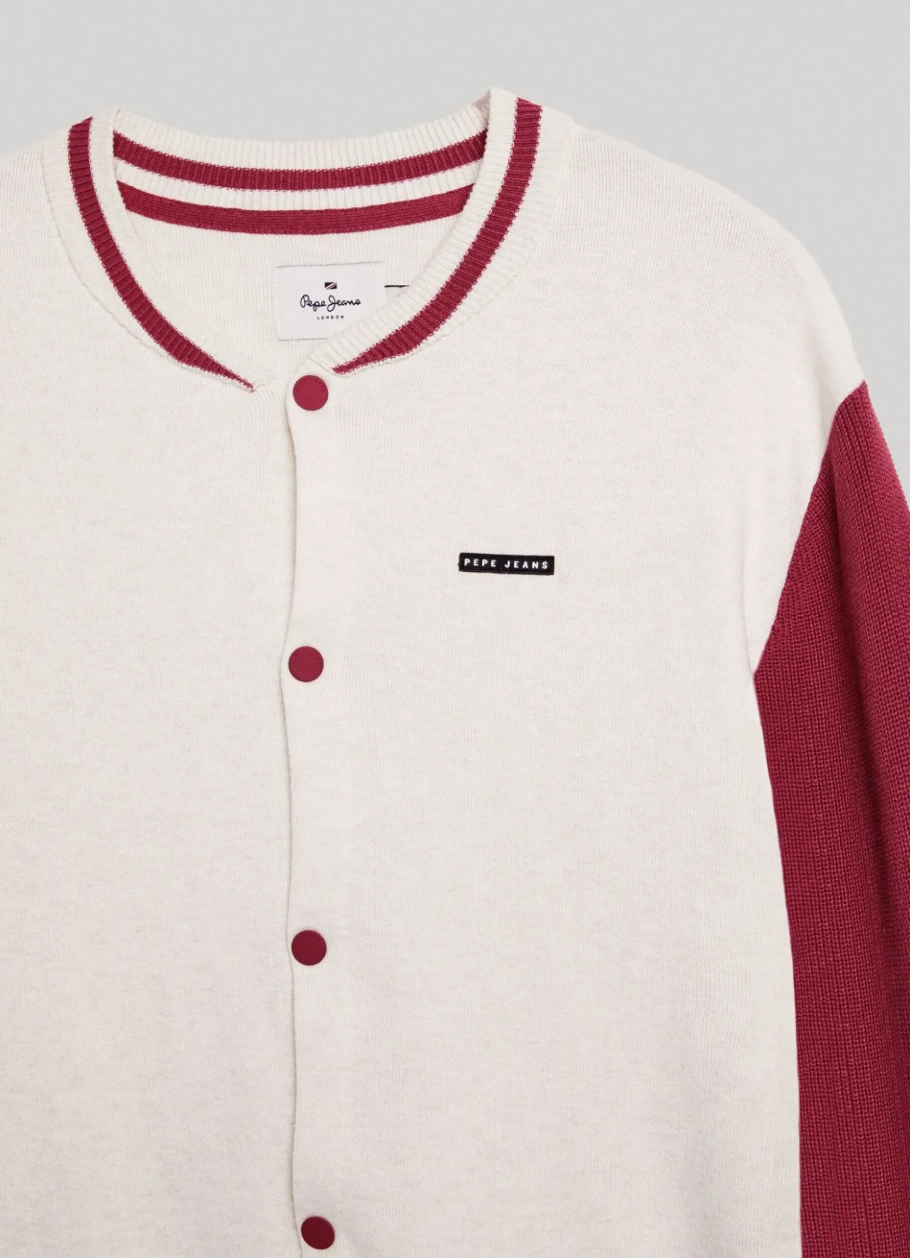 Homem Pepe Jeans Malhas>Casaco Bomber Malha Lisa