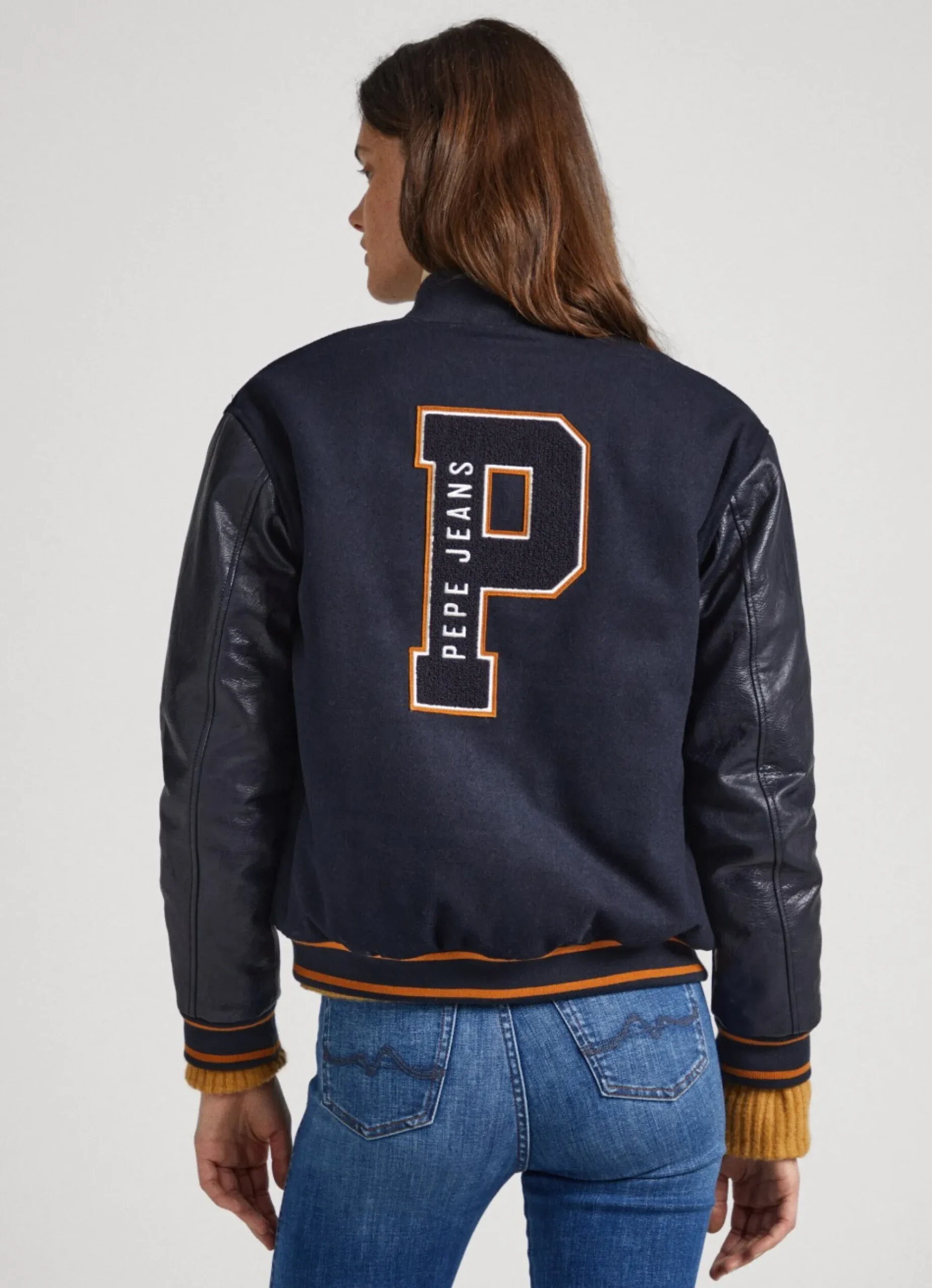 Mulher Pepe Jeans Casaco E Jaquetas>Casaco Bomber Universitario