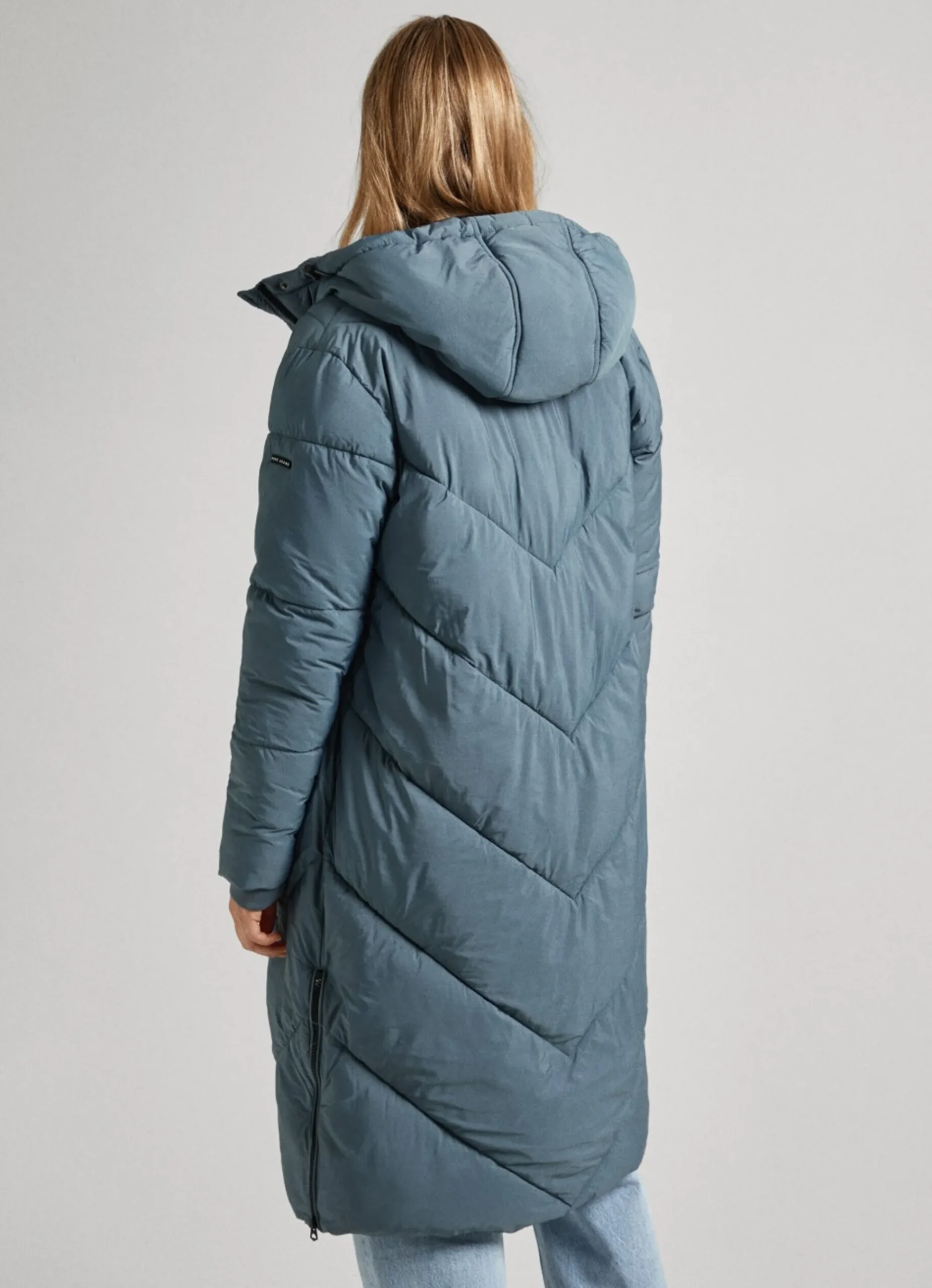 Mulher Pepe Jeans Casaco E Jaquetas>Casaco Comprido Acolchoado
