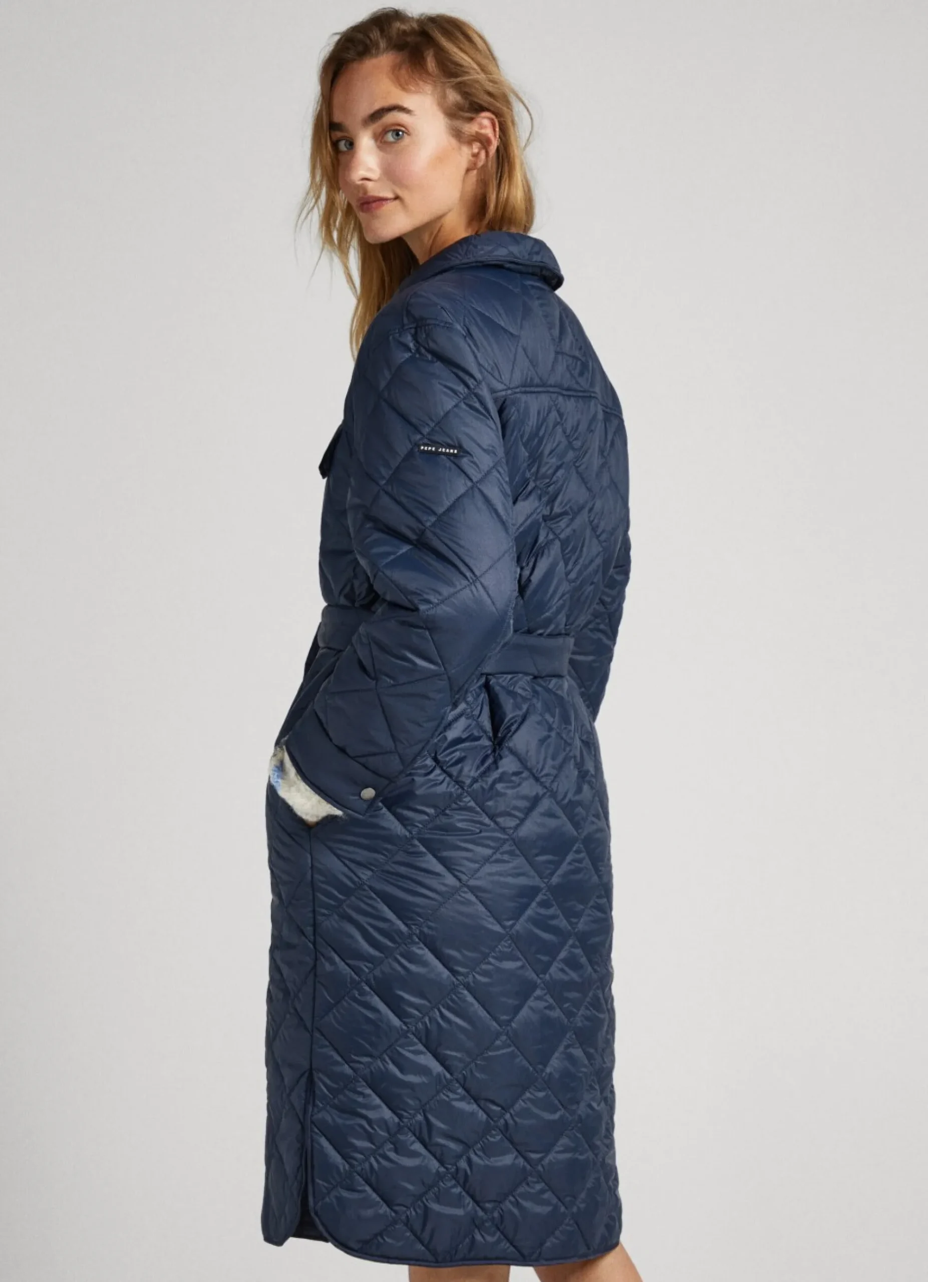 Mulher Pepe Jeans Casaco E Jaquetas>Casaco Comprido Acolchoado
