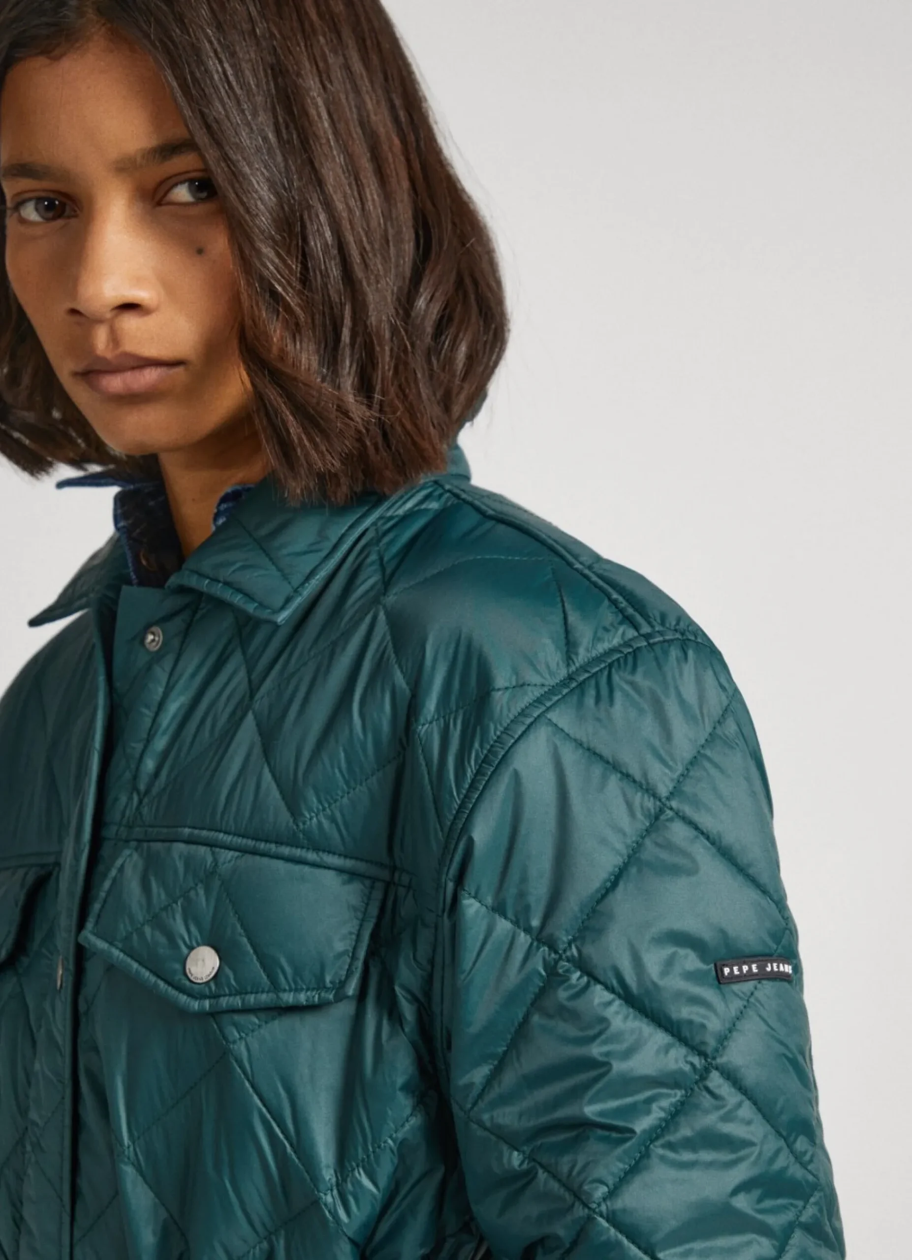 Mulher Pepe Jeans Casaco E Jaquetas>Casaco Comprido Acolchoado