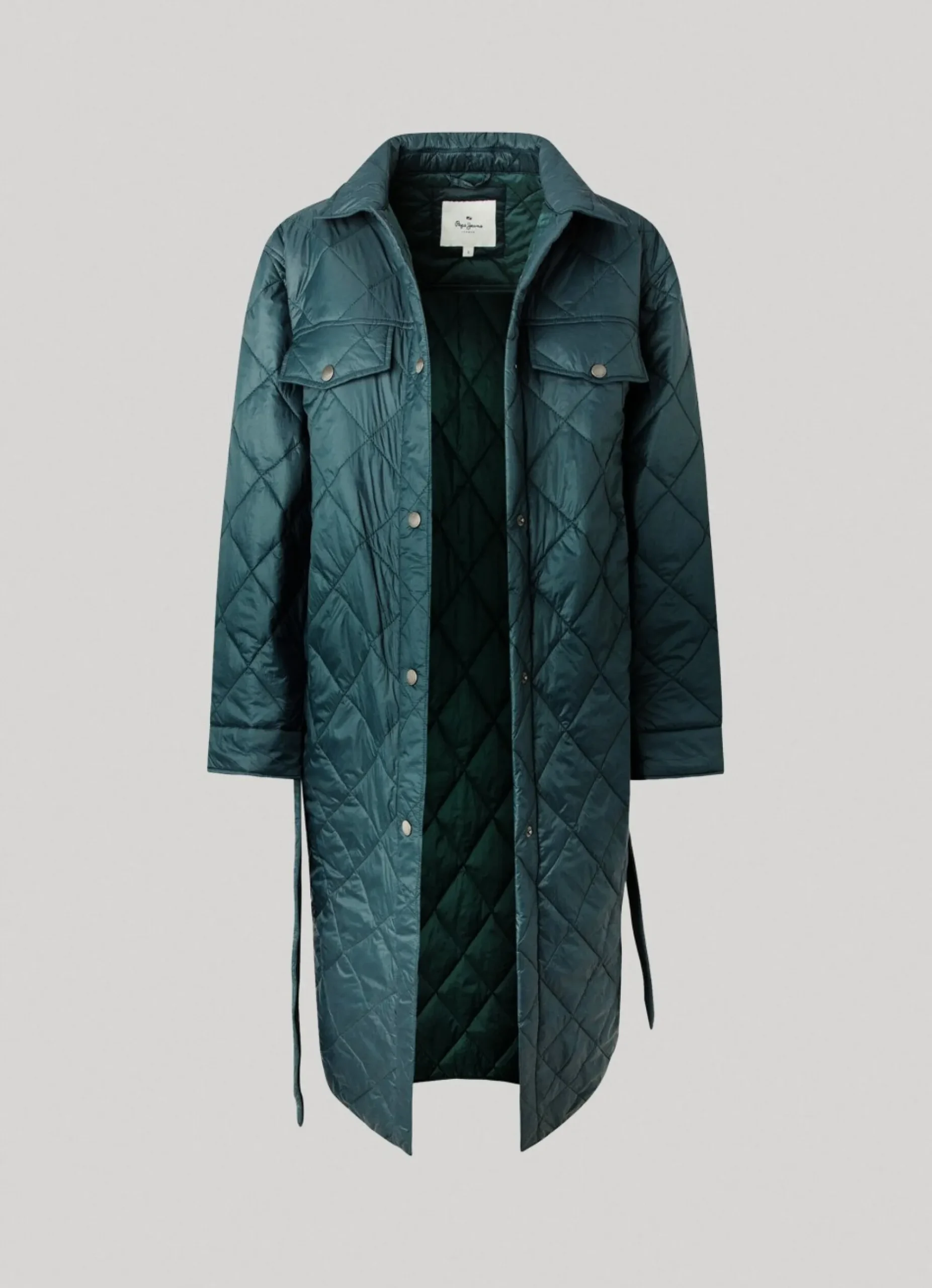 Mulher Pepe Jeans Casaco E Jaquetas>Casaco Comprido Acolchoado