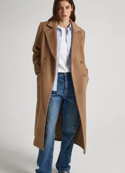 Mulher Pepe Jeans Casaco E Jaquetas>Casaco Comprido De La