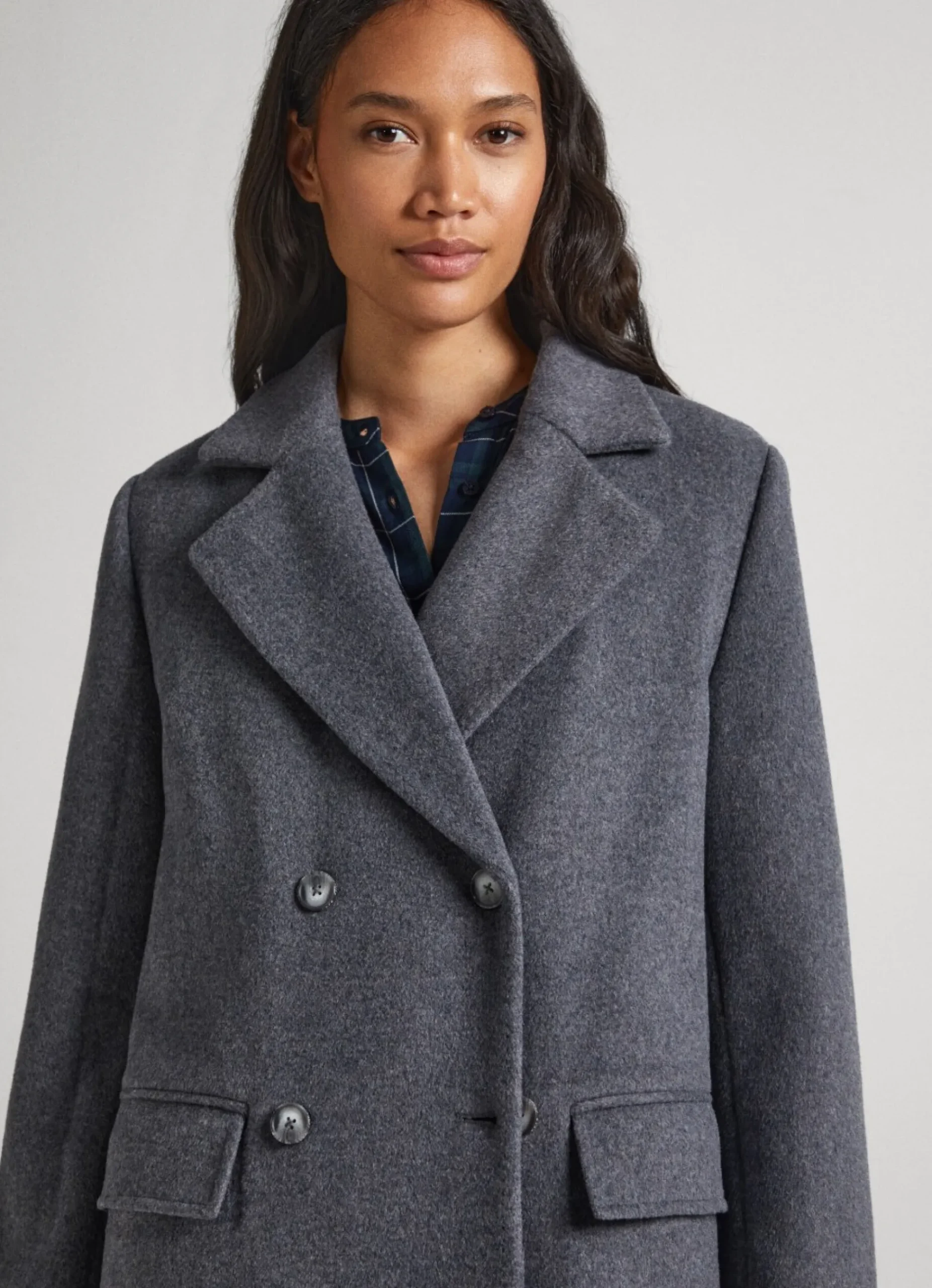 Mulher Pepe Jeans Casaco E Jaquetas>Casaco Comprido De La