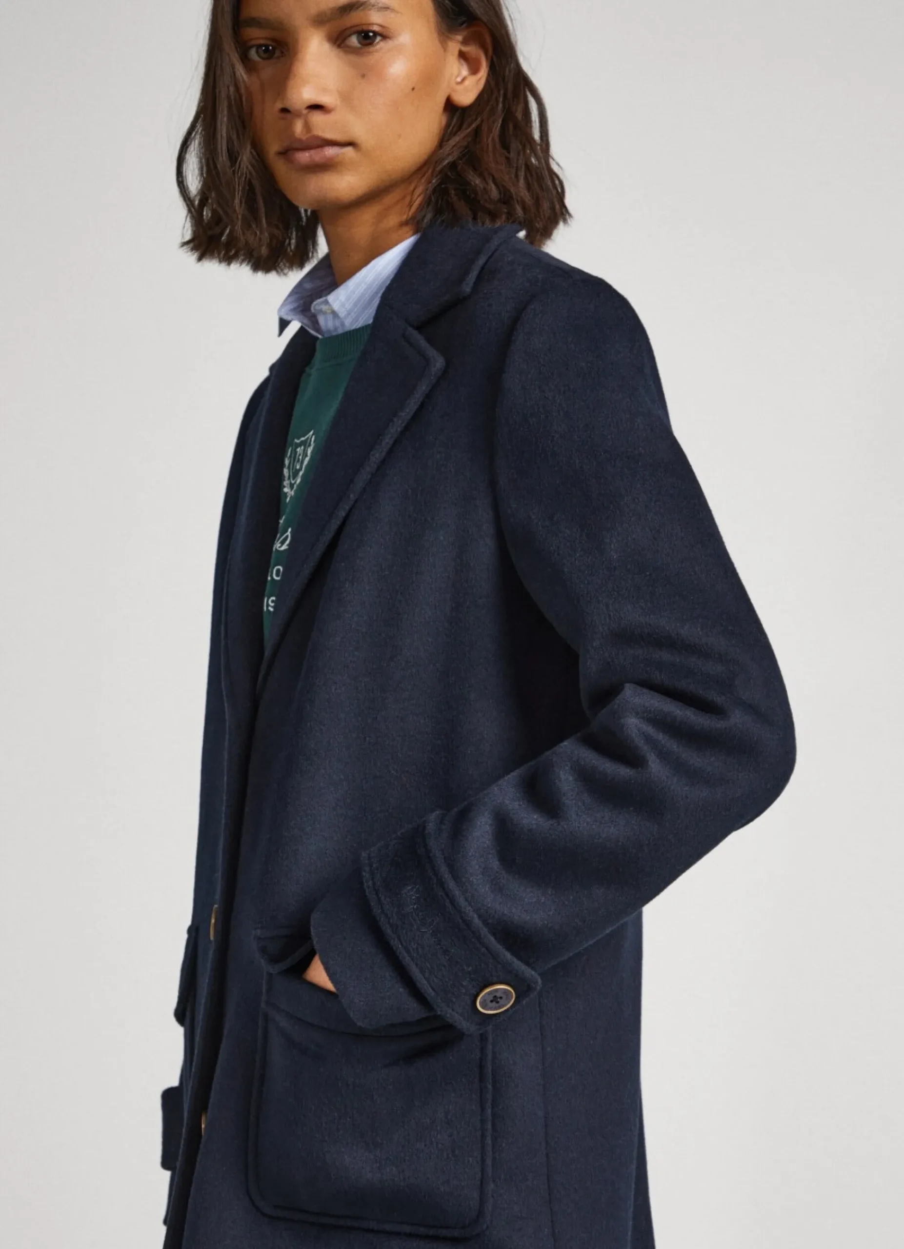 Mulher Pepe Jeans Casaco E Jaquetas>Casaco Comprido De La