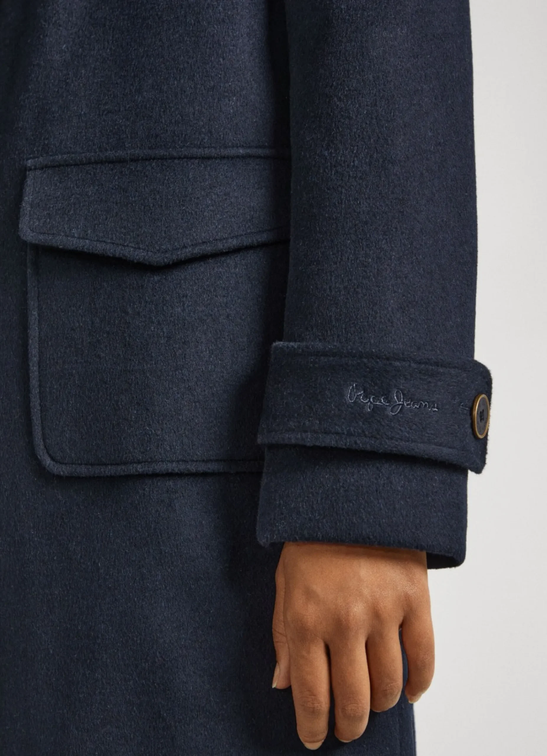 Mulher Pepe Jeans Casaco E Jaquetas>Casaco Comprido De La