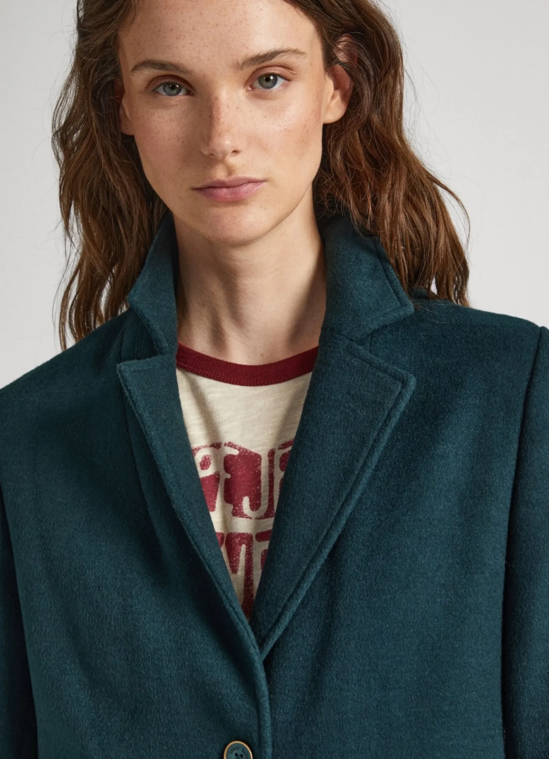 Mulher Pepe Jeans Casaco E Jaquetas>Casaco Comprido De La