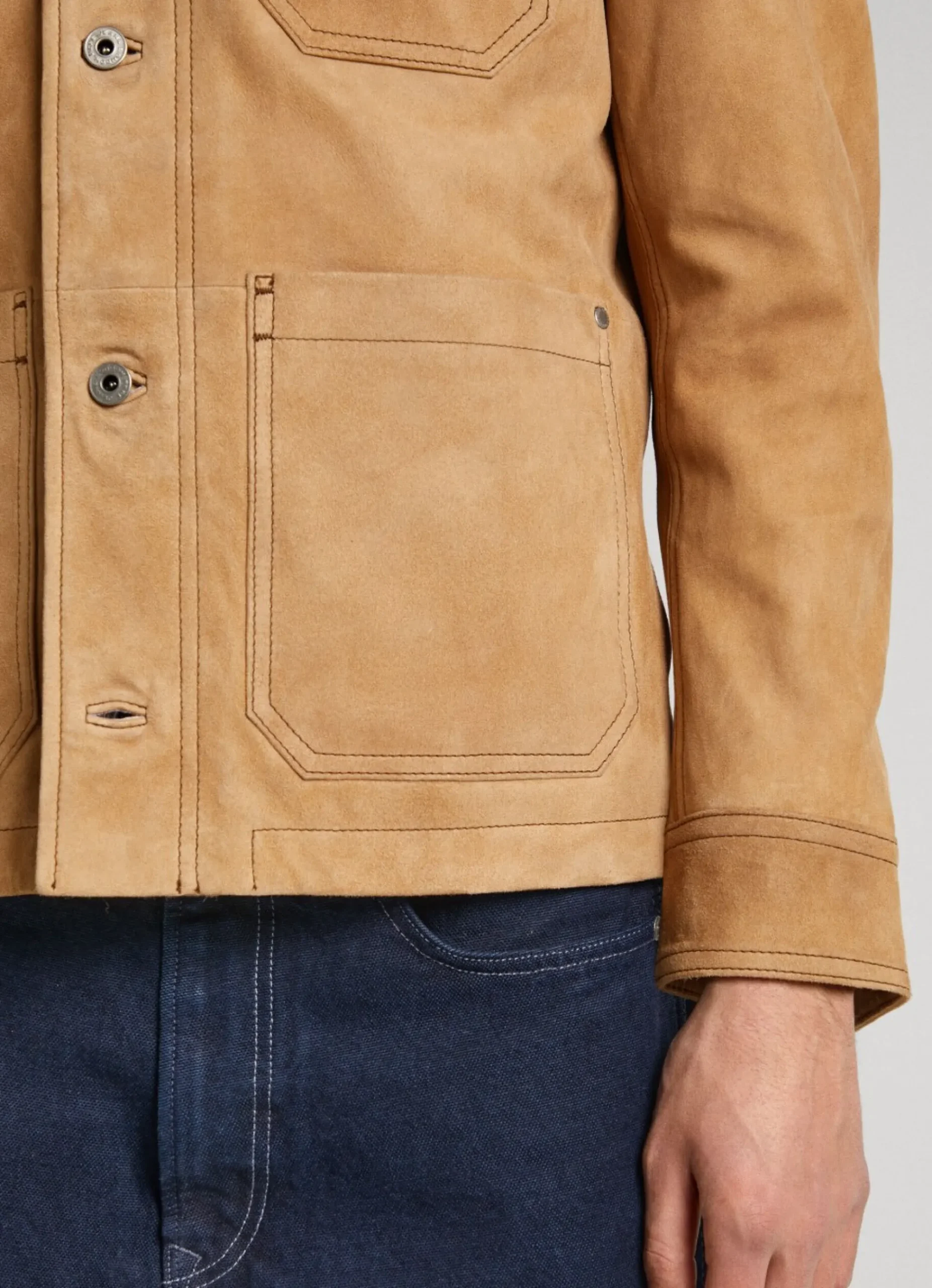 Homem Pepe Jeans Casaco E Jaquetas>Casaco De Couro Tipo Carpinteiro