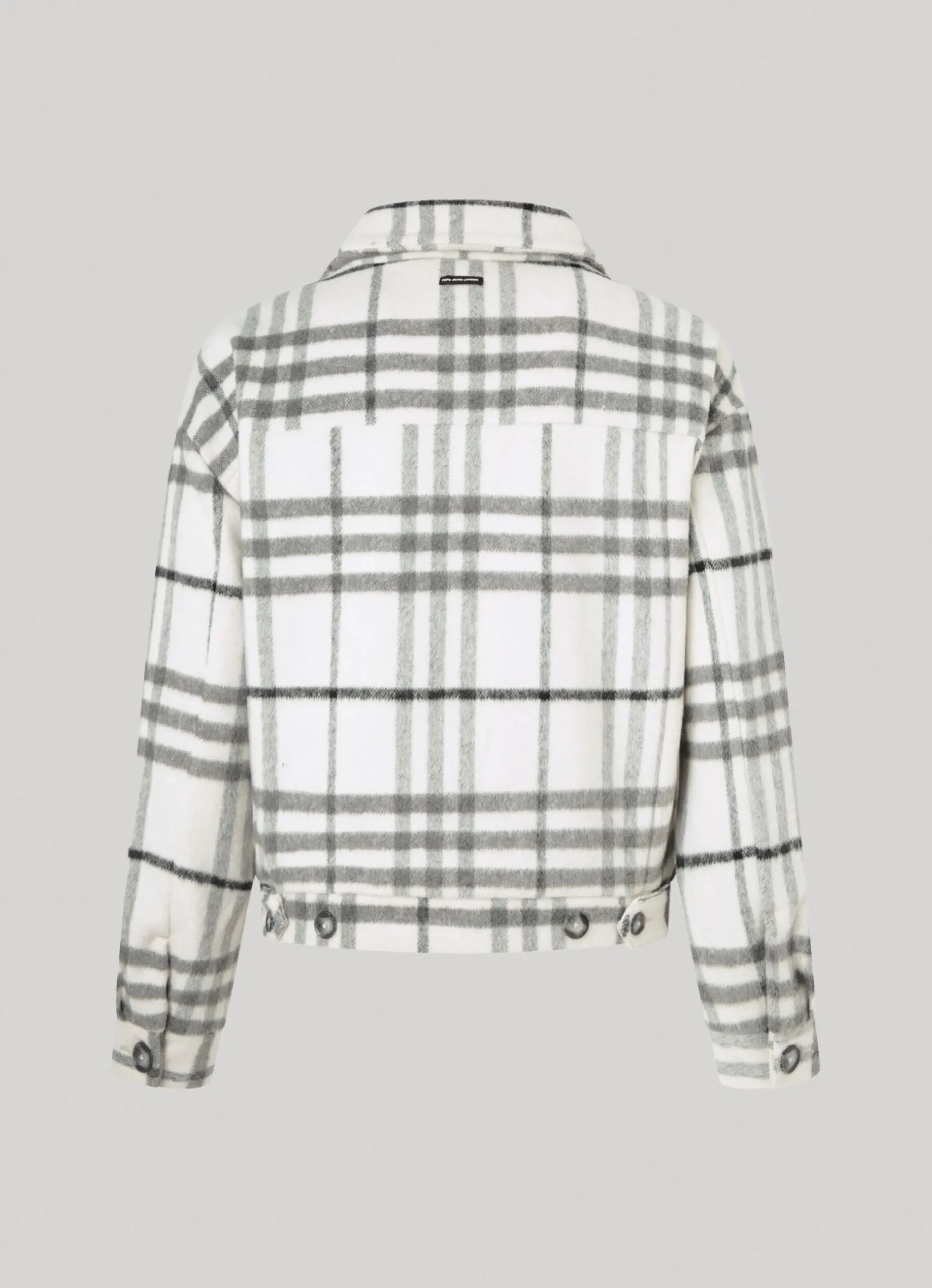 Mulher Pepe Jeans Casaco E Jaquetas>Casaco De La Com Padrao Xadrez